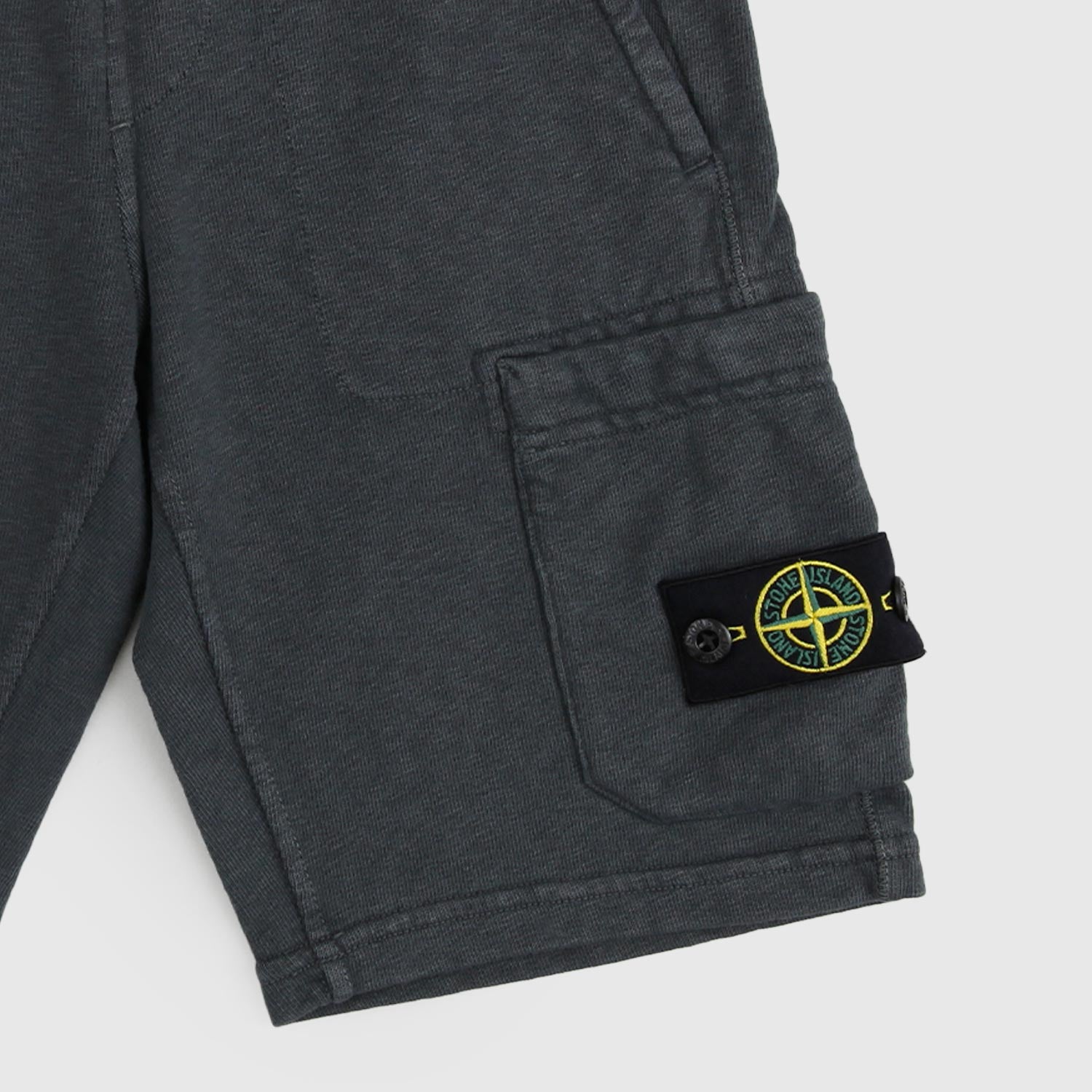 bermuda grigio con patch ragazzo - annameglio.com abbigliamento moda