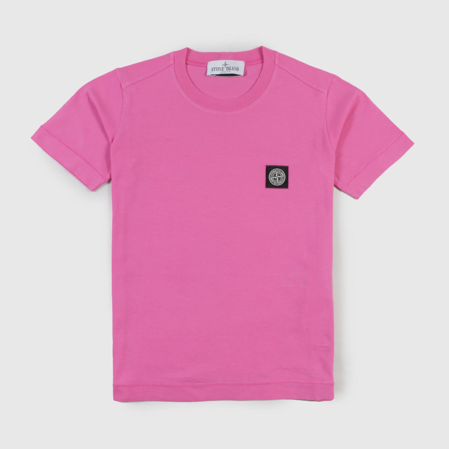 Maglia maniche corte rosa con patch ragazza - annameglio.com abbigliamento moda