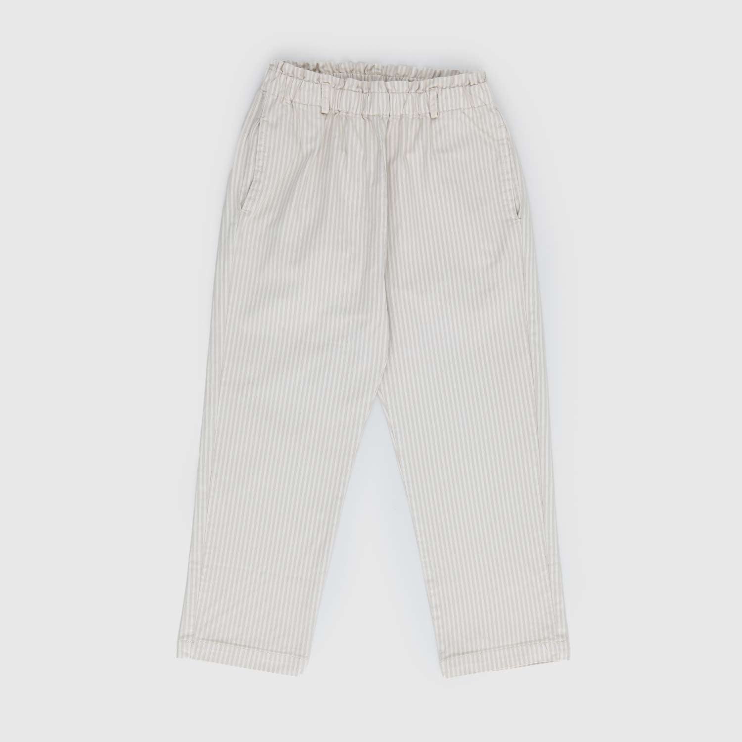 pantalone righe beige bambina - annameglio.com abbigliamento moda