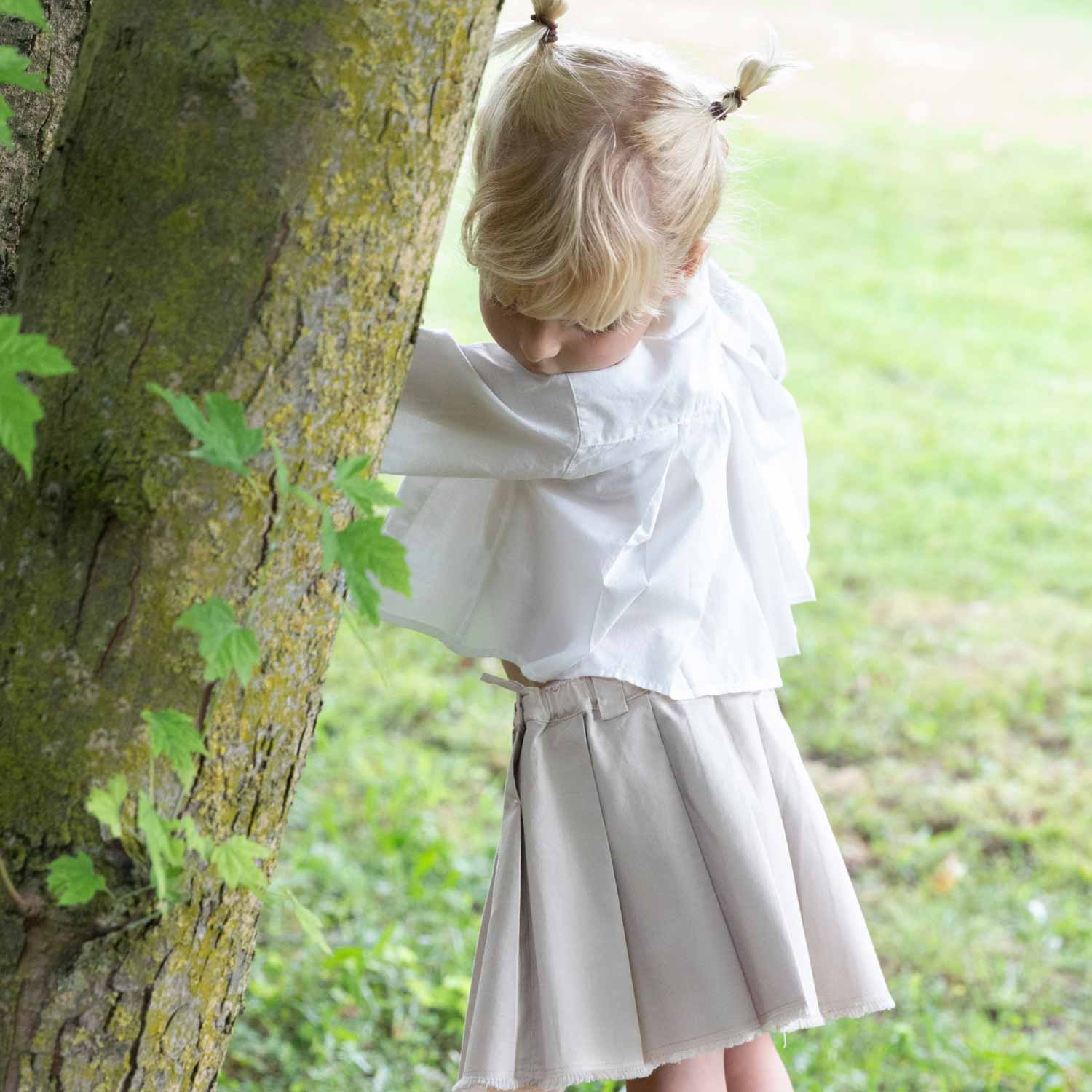 camicia crop plissettata bianca - annameglio.com abbigliamento moda