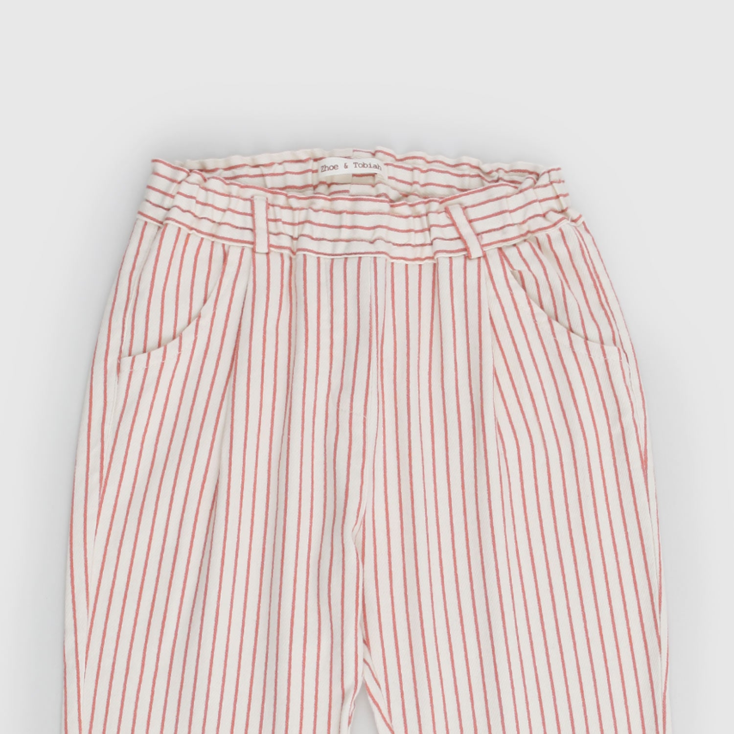 pantalone lungo beige righe verticali bambina - annameglio.com abbigliamento moda