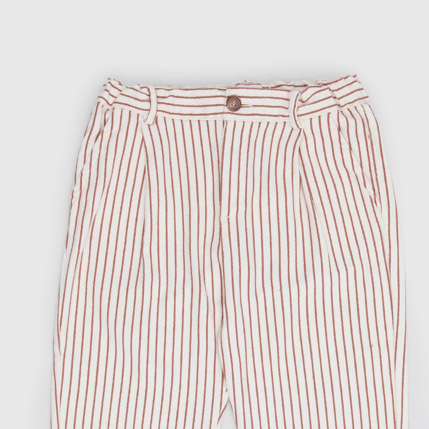 pantalone lungo beige righe marroni - annameglio.com abbigliamento moda