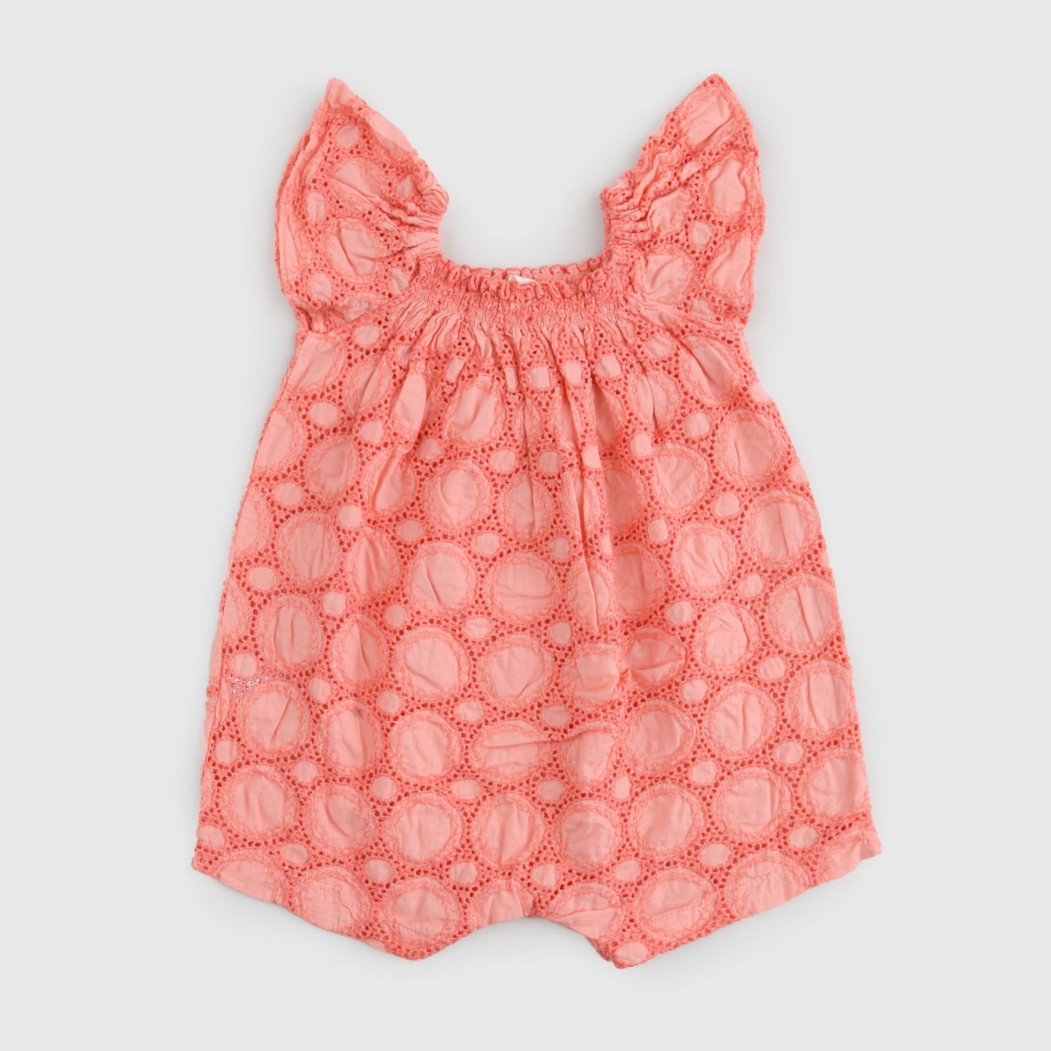 vestito pagliaccetto rosa salmone neonata - annameglio.com abbigliamento moda