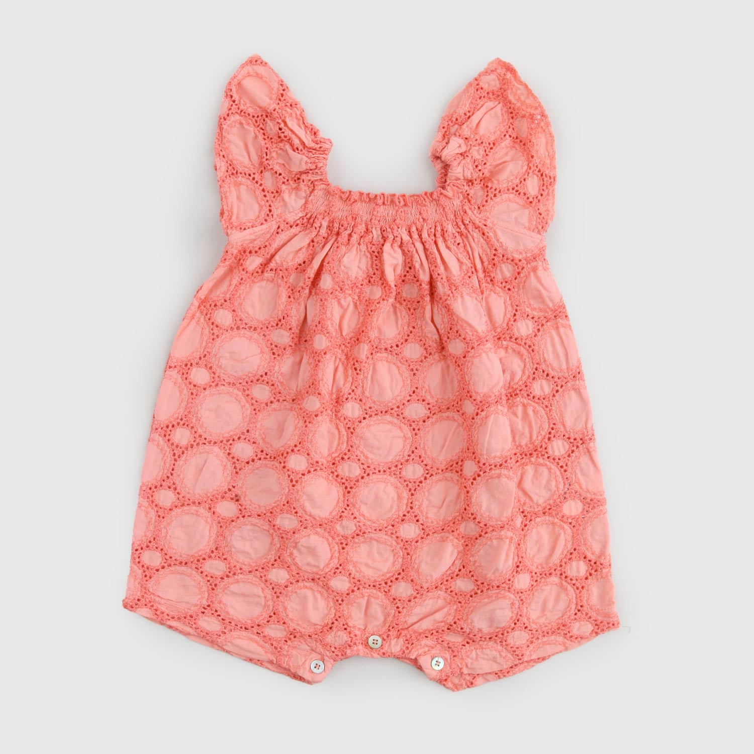 vestito pagliaccetto rosa salmone neonata - annameglio.com abbigliamento moda