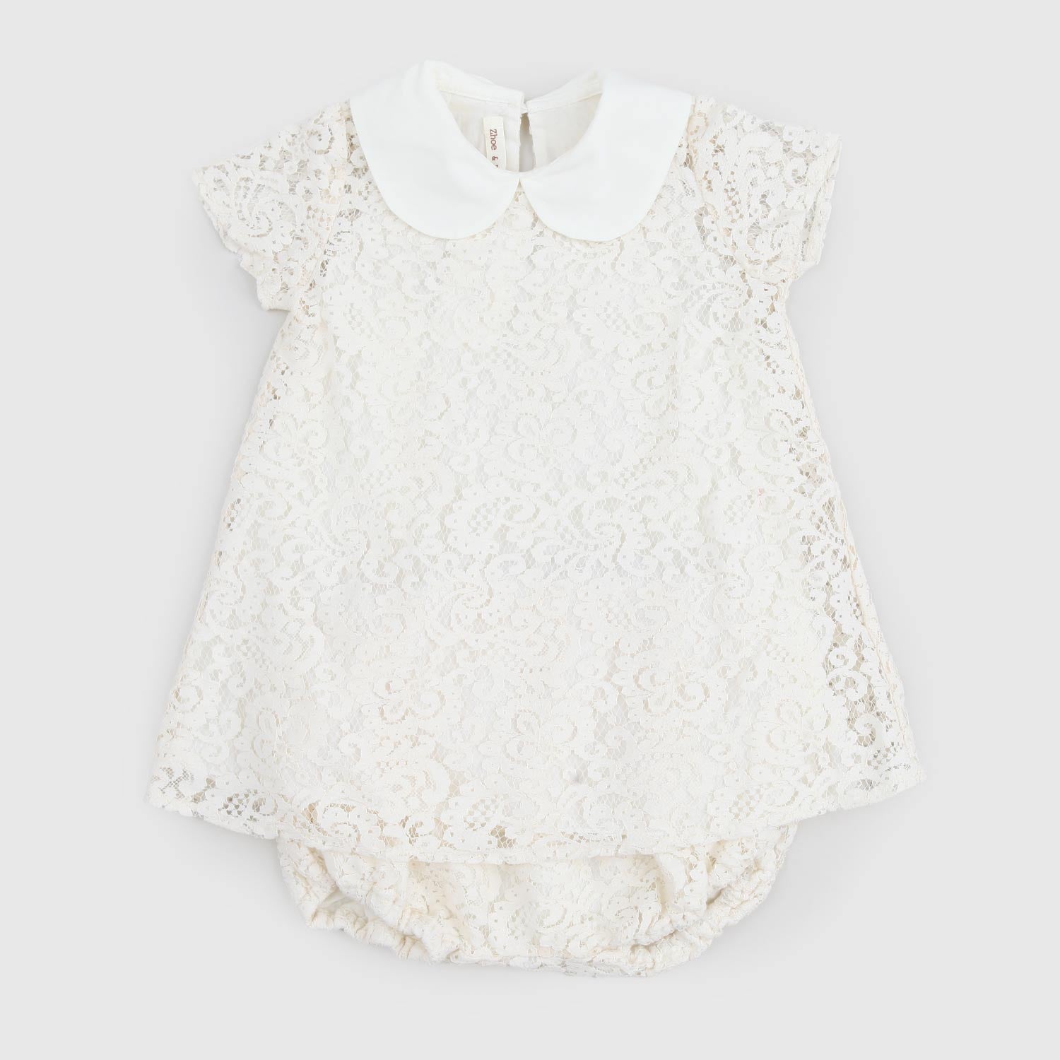 vestito panna in pizzo neonata - annameglio.com abbigliamento moda