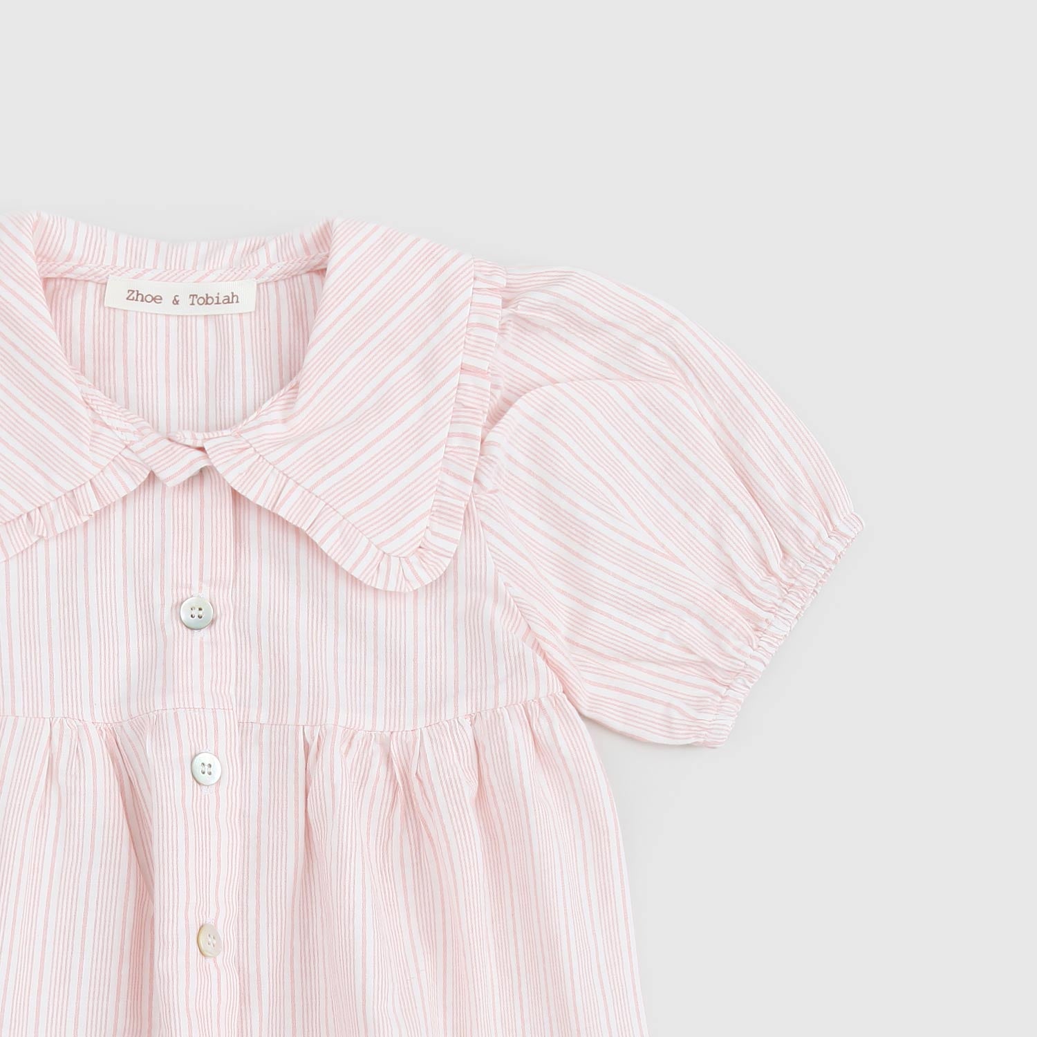 vestito bianco a righe rosa neonata - annameglio.com abbigliamento moda