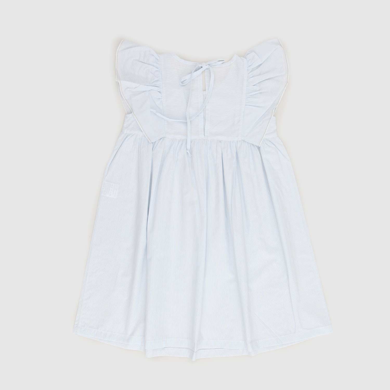 vestito celeste forma d'angelo bambina - annameglio.com abbigliamento moda