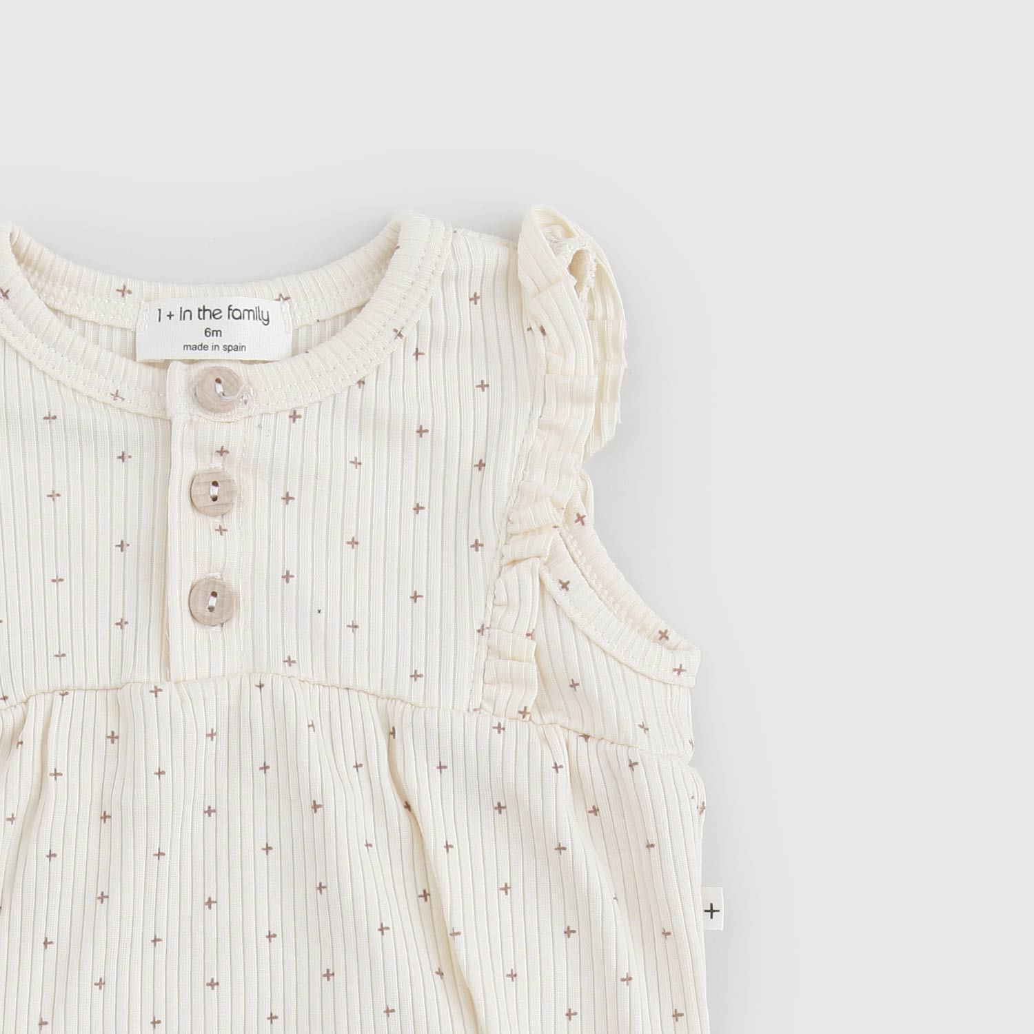 pagliaccetto beige volant neonata - annameglio.com abbigliamento moda