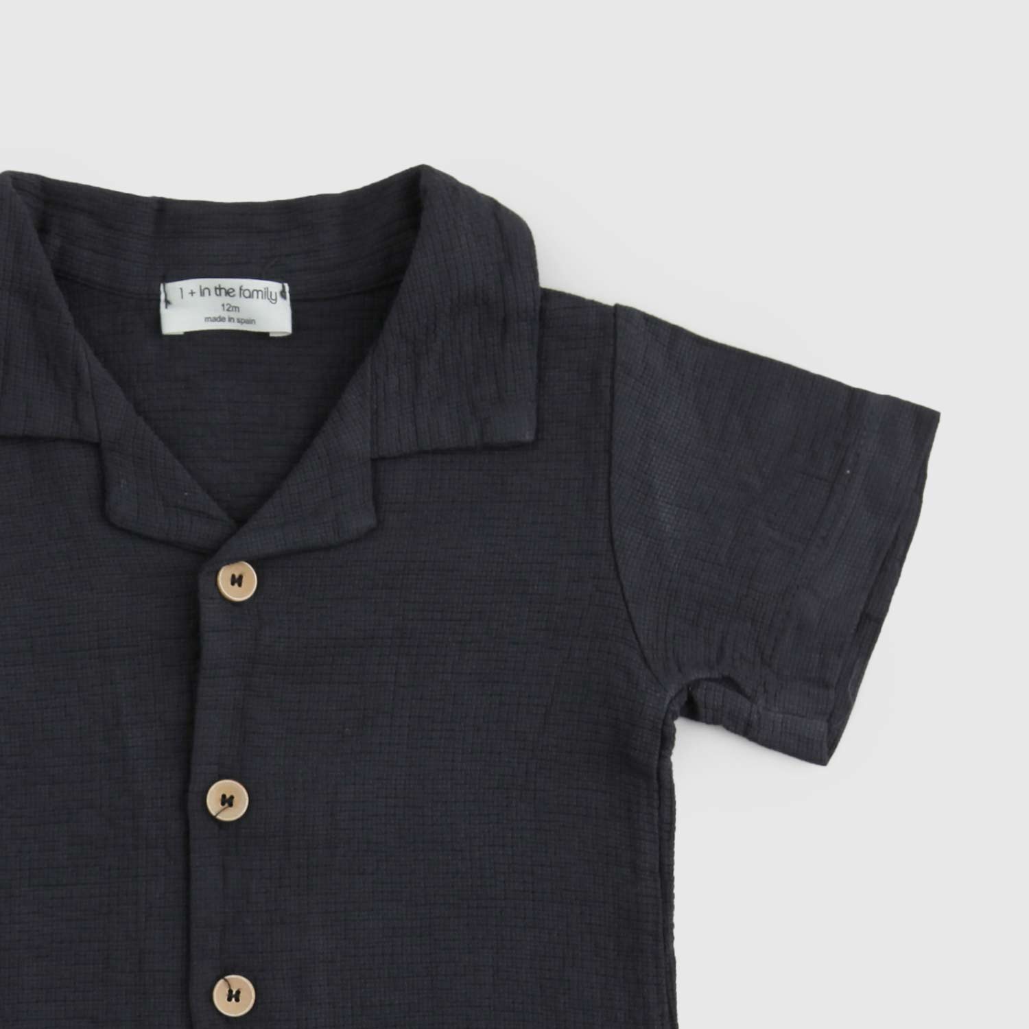 camicia david grigio antracite neonato - annameglio.com abbigliamento moda