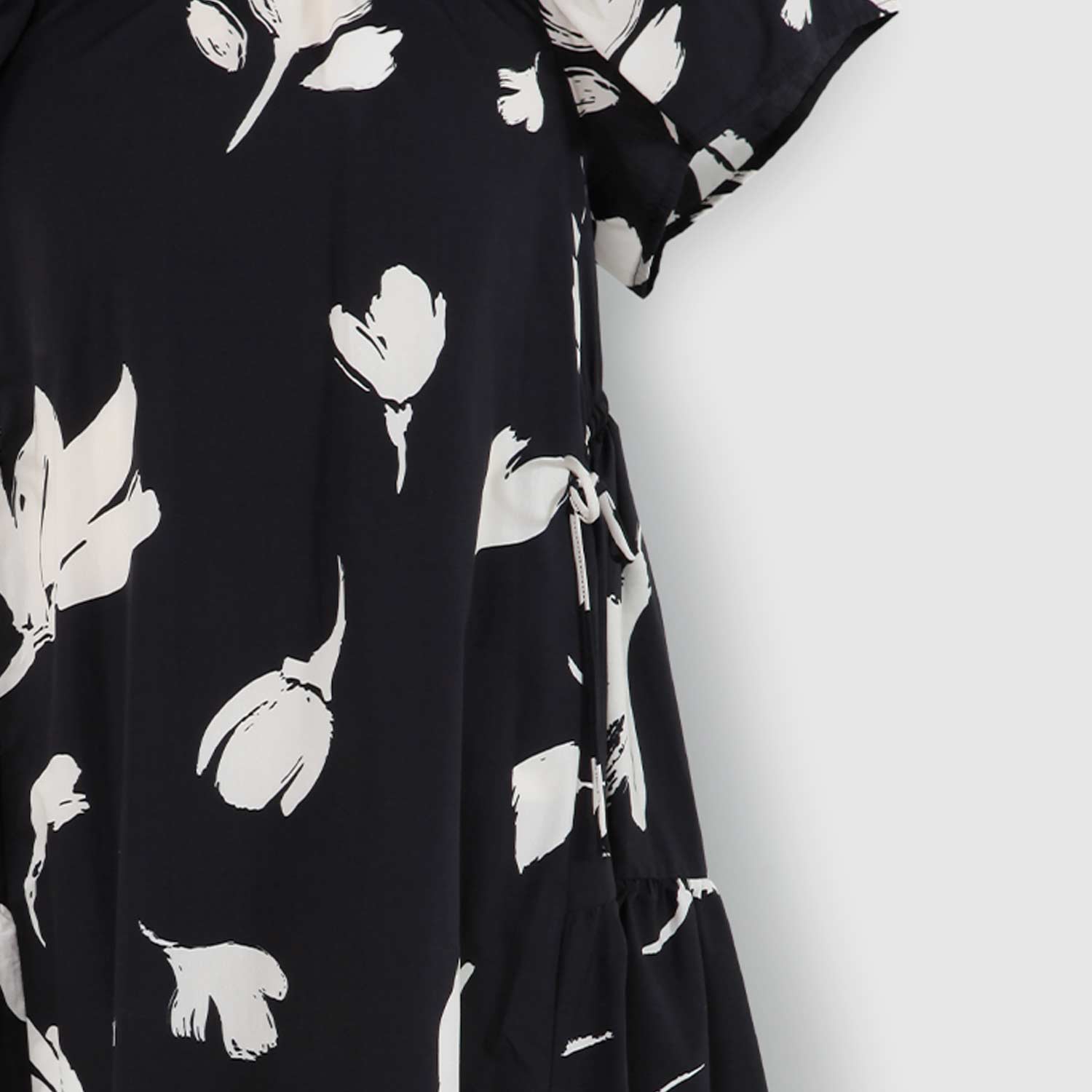 vestito nero fiori beige ragazza - annameglio.com abbigliamento moda