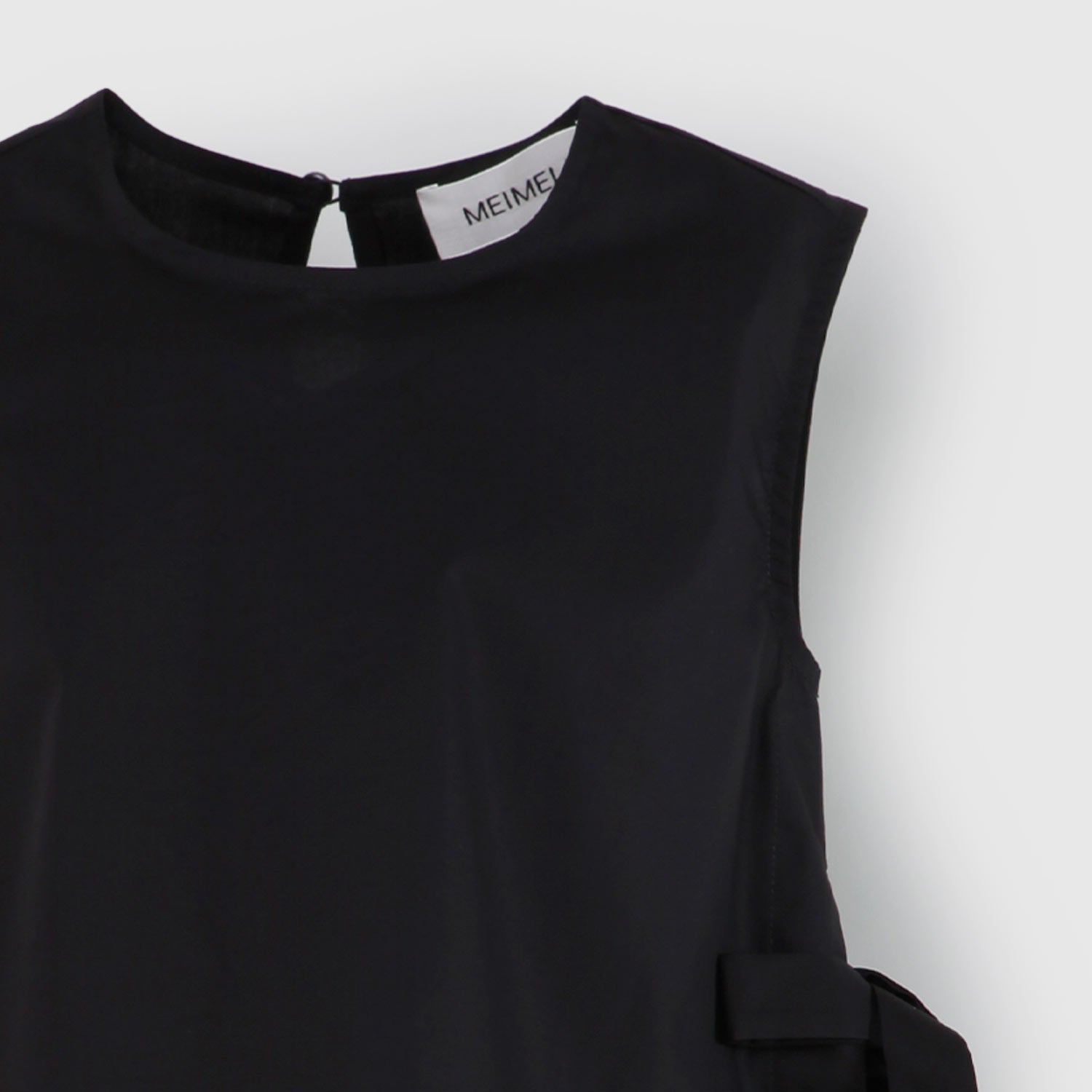 T-shirt smanicata nera fiocchi ragazza - annameglio.com abbigliamento moda