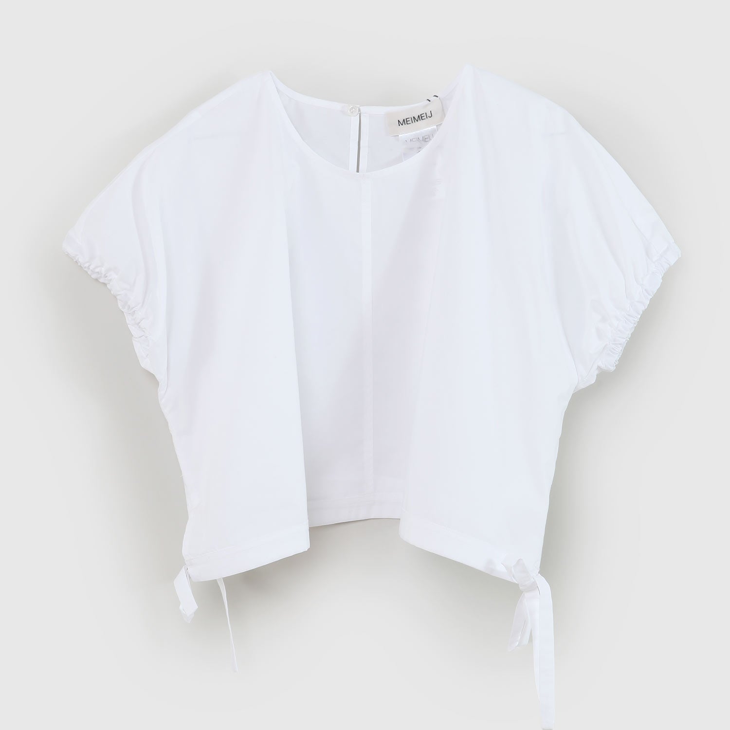 t-shirt bianca crop teen - annameglio.com abbigliamento moda
