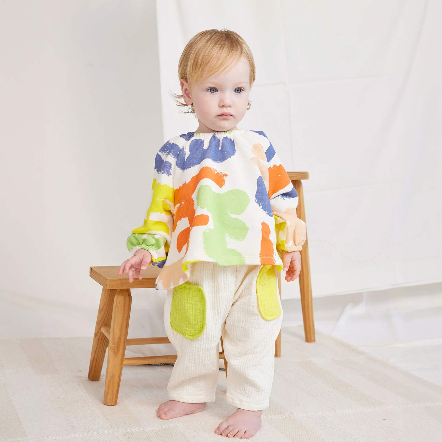 maglia manica lunga beige neonata - annameglio.com abbigliamento moda