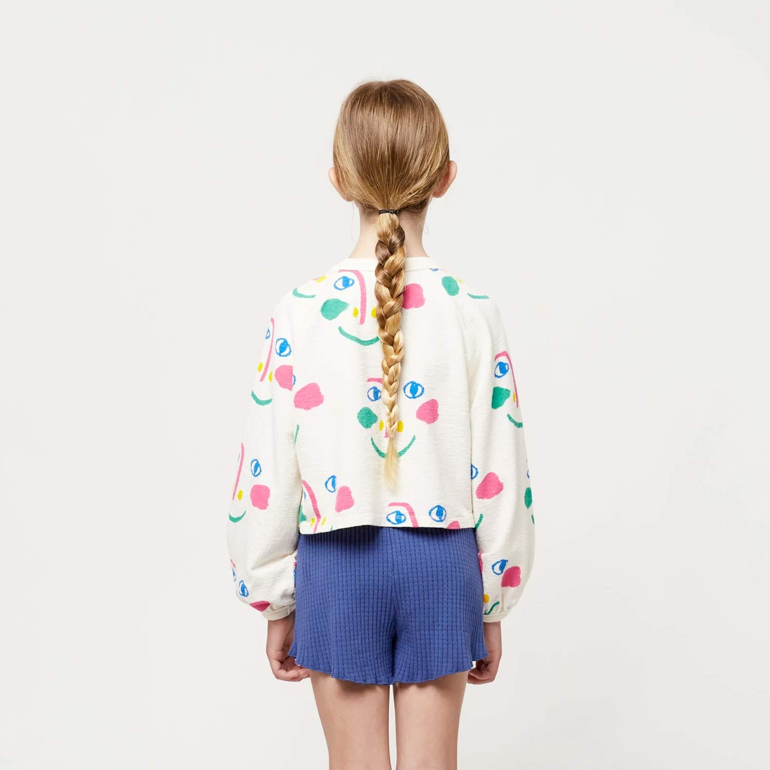 maglia crop manica lunga beige bambina - annameglio.com abbigliamento moda