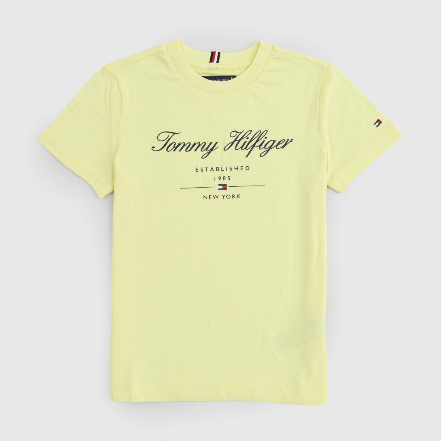 t-shirt gialla stampa centrale - annameglio.com abbigliamento moda