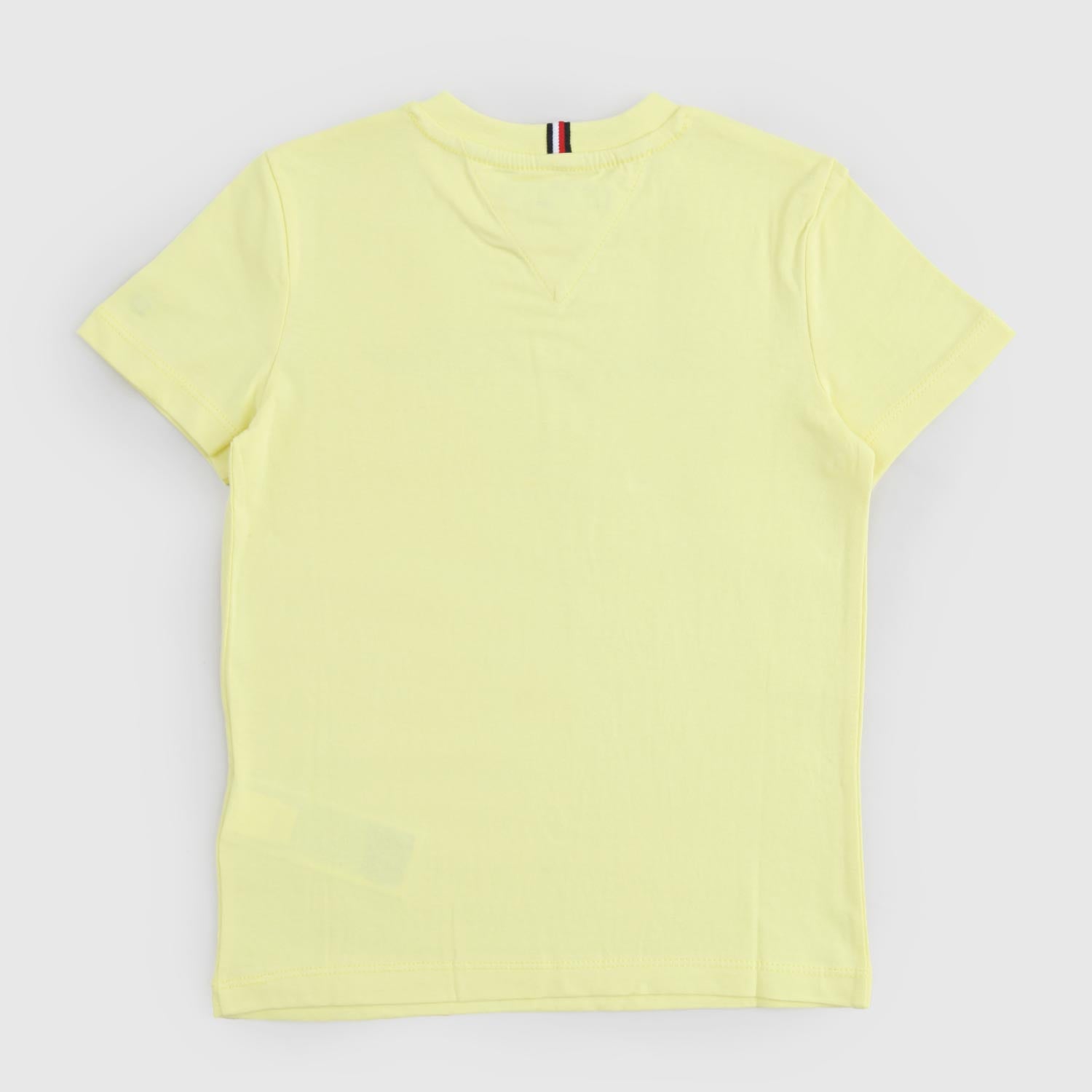 t-shirt gialla stampa centrale - annameglio.com abbigliamento moda