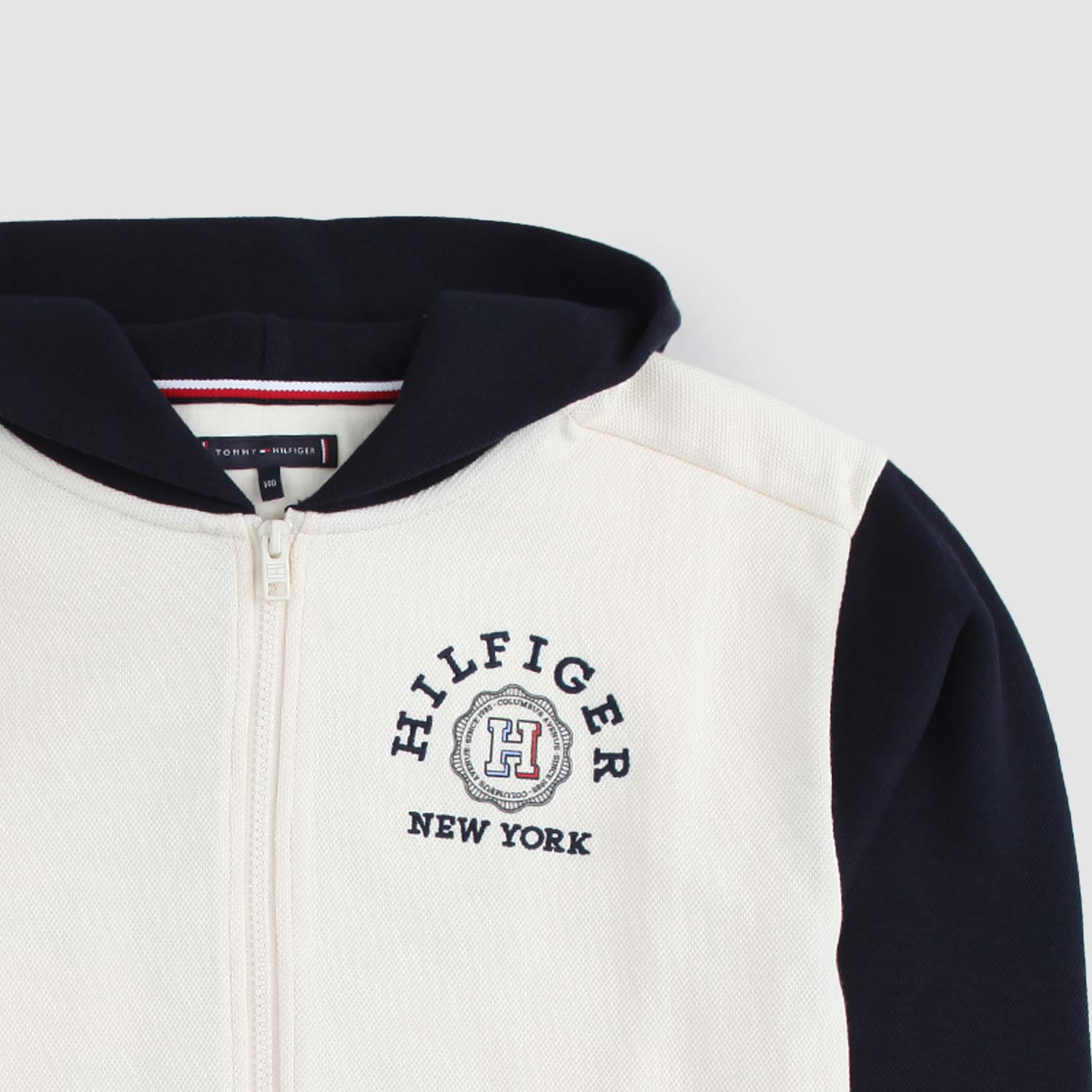 FELPA GIACCA TOMMY BEIGE E NAVY - annameglio.com abbigliamento moda