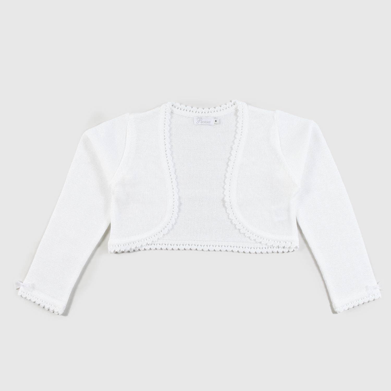 coprispalle avorio bambina - annameglio.com abbigliamento moda