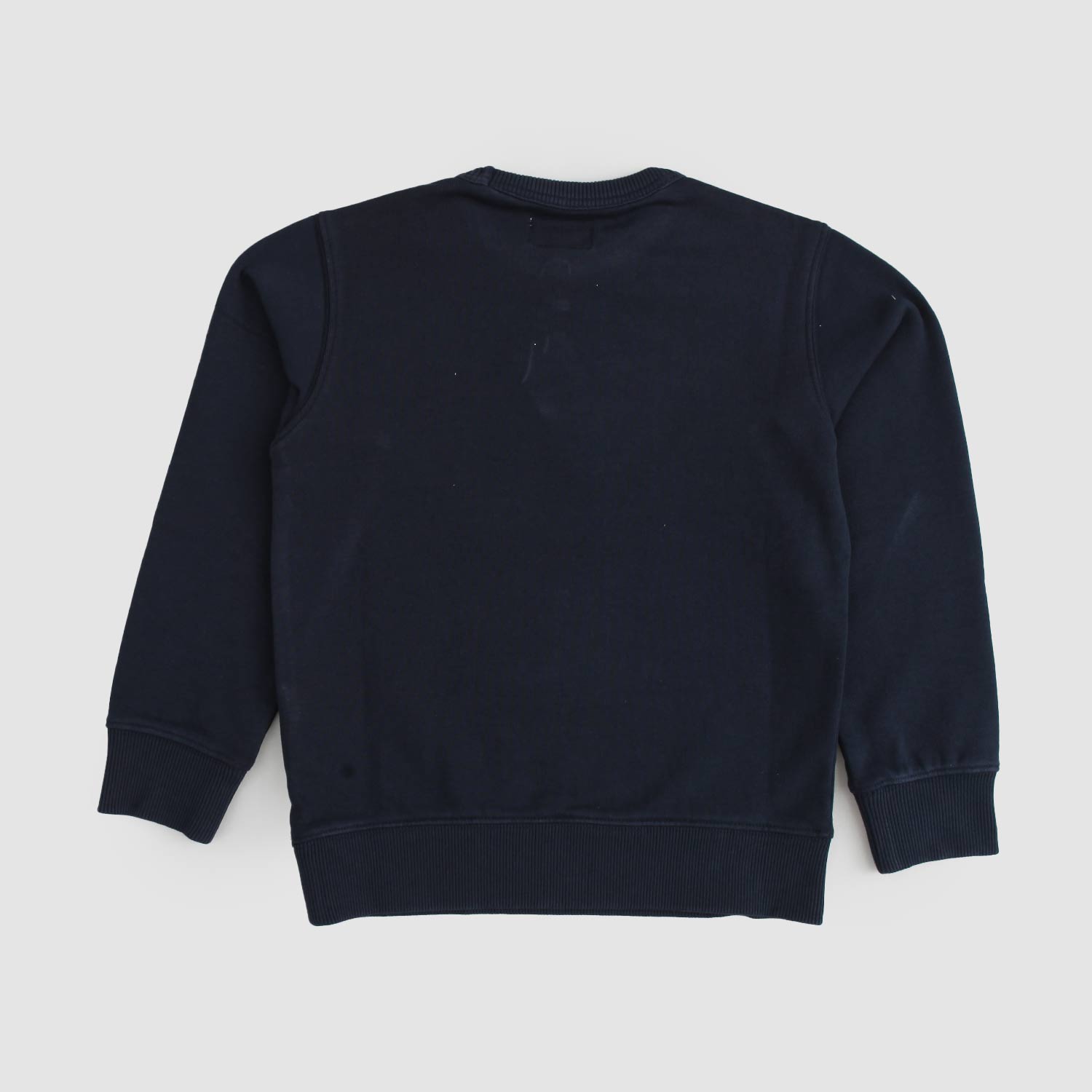 Felpa blu con maxi logo ricamato - annameglio.com abbigliamento moda