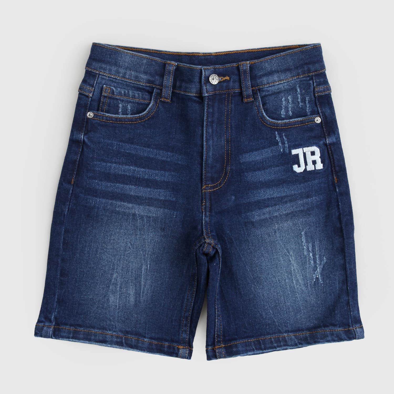 Bermuda in denim blue dark - annameglio.com abbigliamento moda