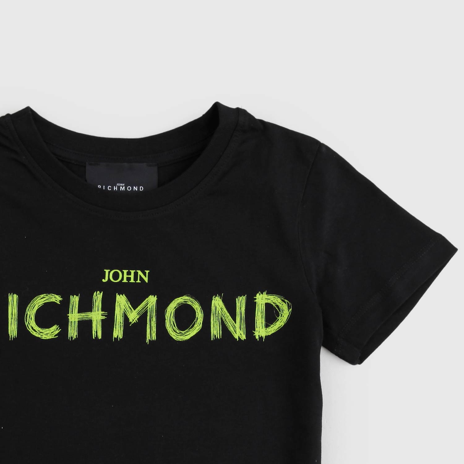 T-shirt Black con logo Verde - annameglio.com abbigliamento moda