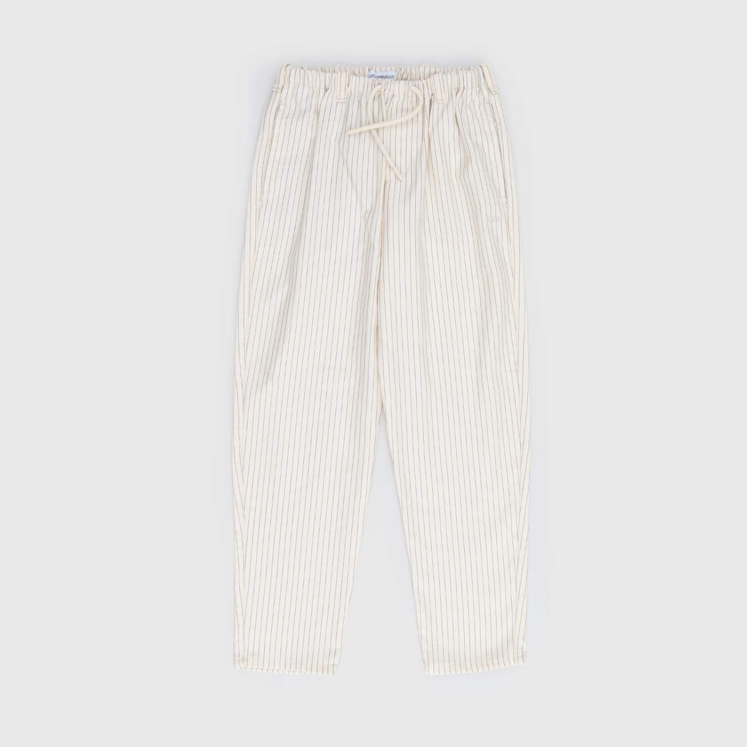 pantalone avorio righe blu ragazzo - annameglio.com abbigliamento moda