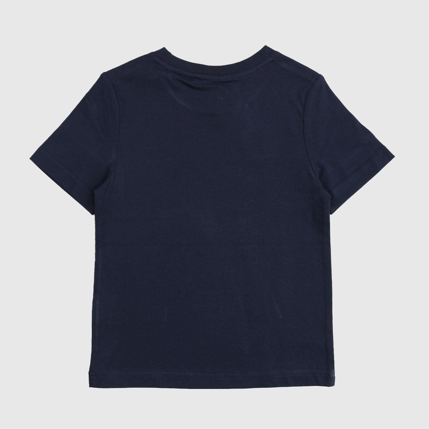 t-shirt blu con stampa bianca ragazzo e bambino - annameglio.com abbigliamento moda