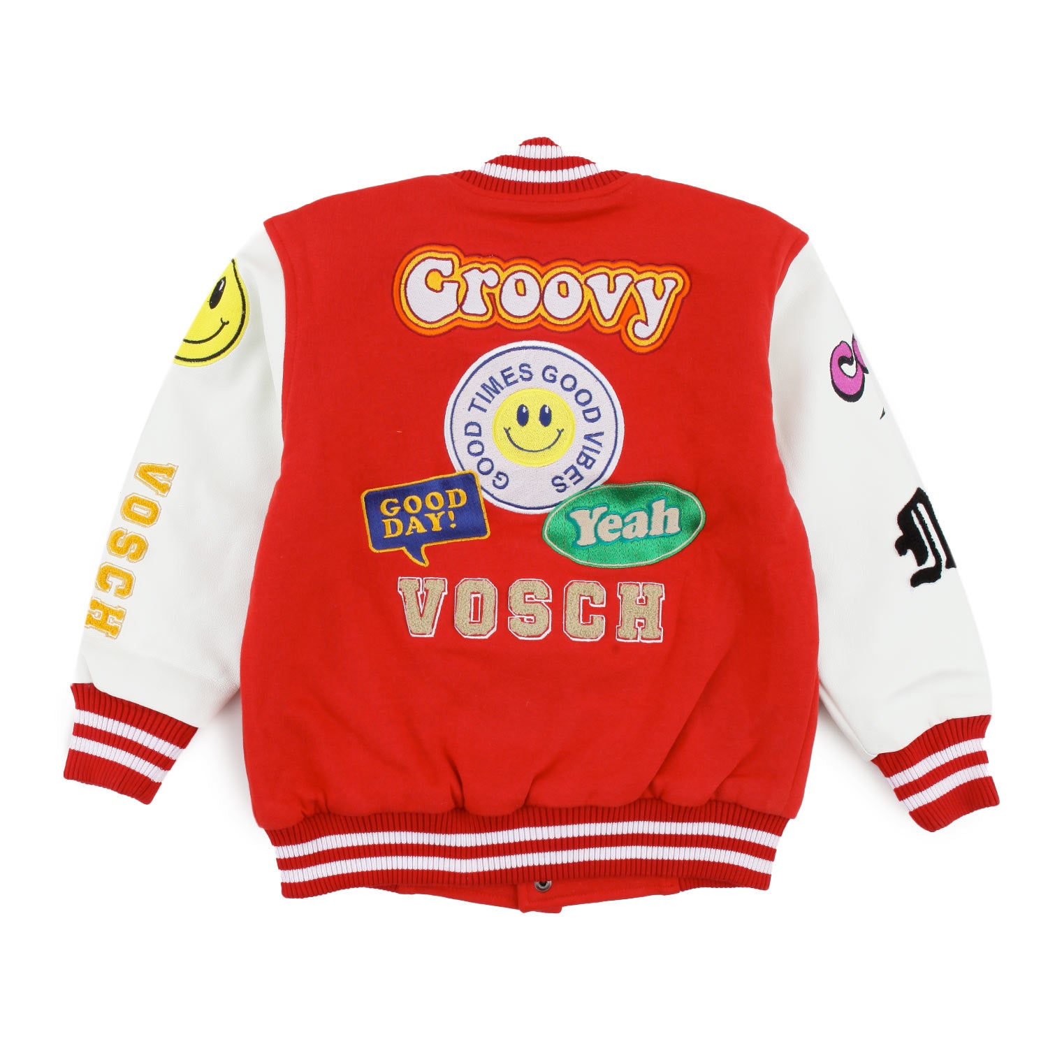 Bomber rosso bambino Good Vibes - annameglio.com abbigliamento moda