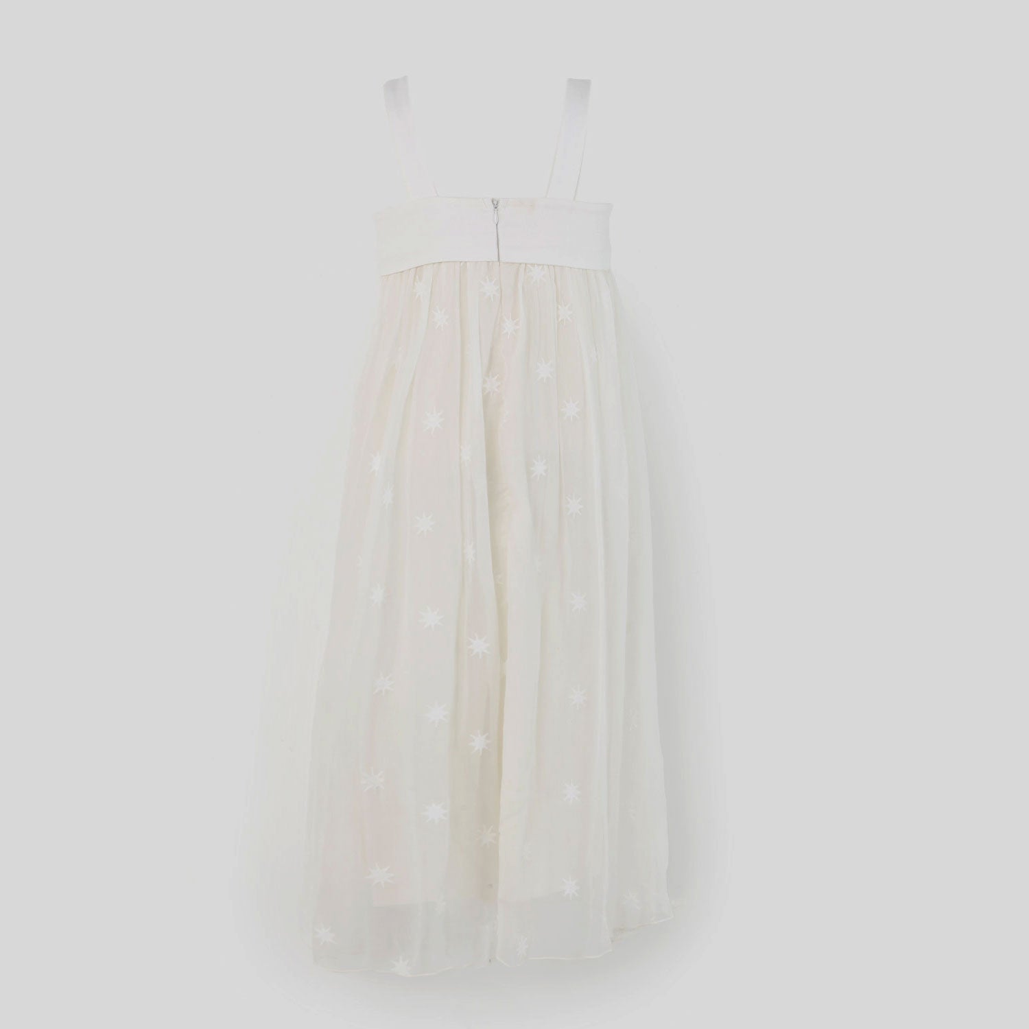 abito beige e bianco in seta - annameglio.com abbigliamento moda