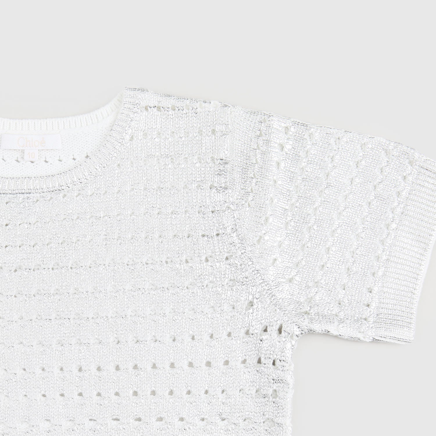 t-shirt top argento bambina - annameglio.com abbigliamento moda