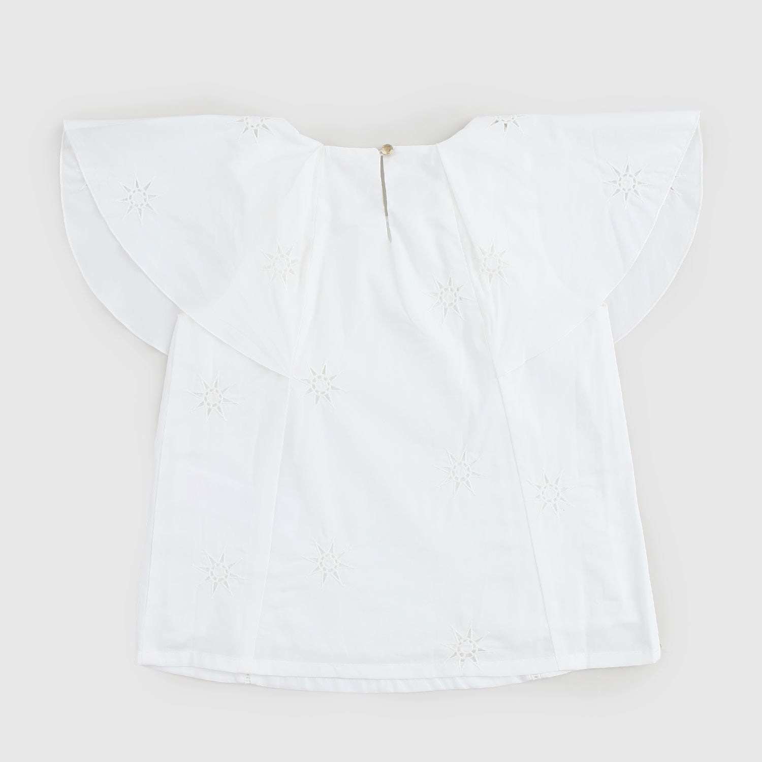 maglia bianca con ricami ragazza - annameglio.com abbigliamento moda