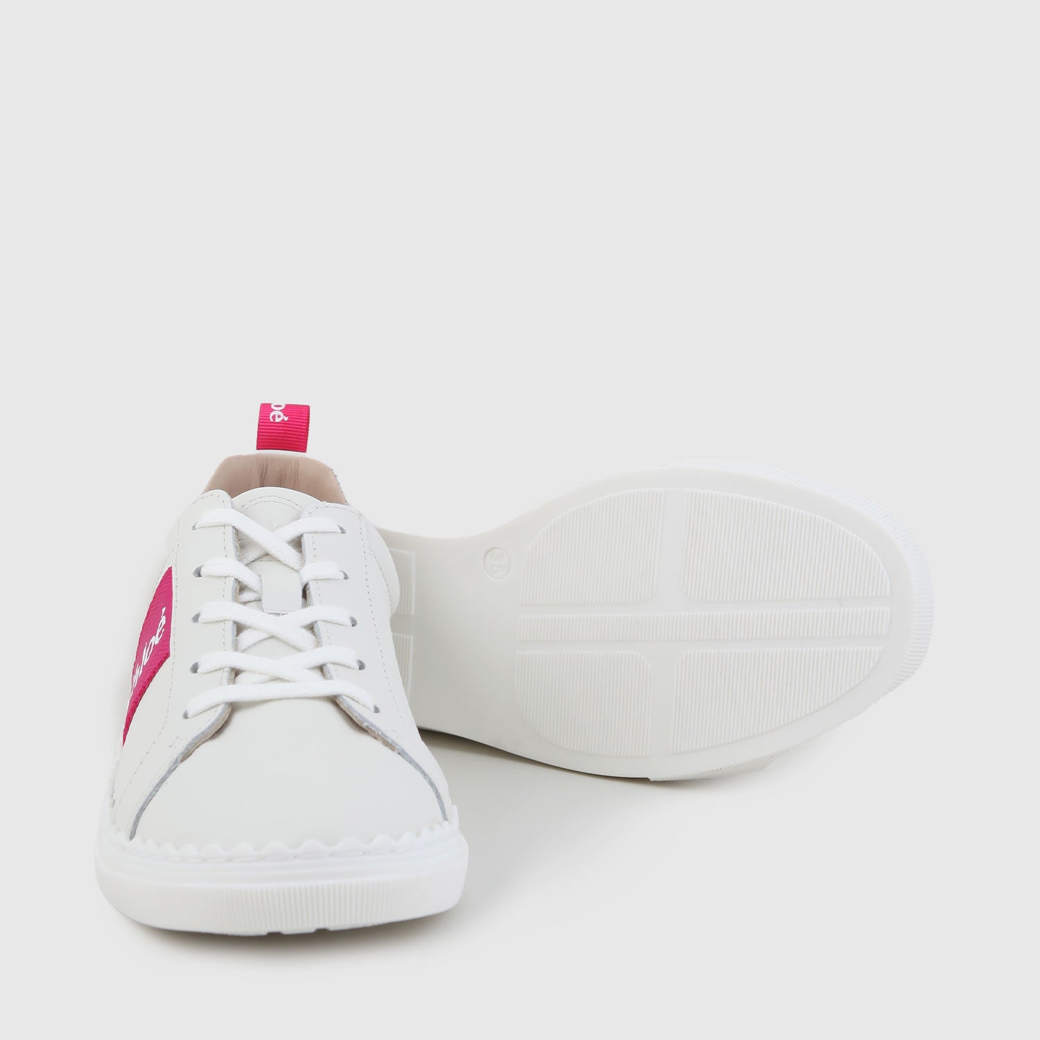 scarpe grigie con banda fucsia ragazza - annameglio.com abbigliamento moda