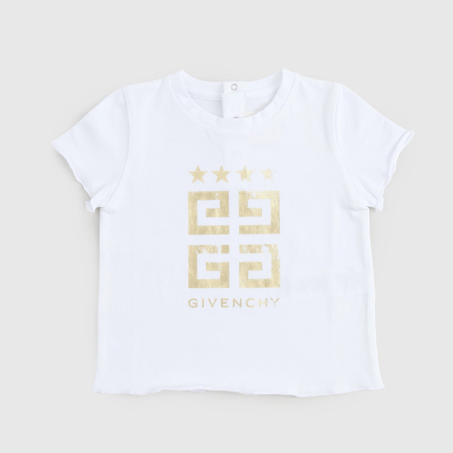 maglietta a maniche corte con stampa oro bambina - annameglio.com abbigliamento moda