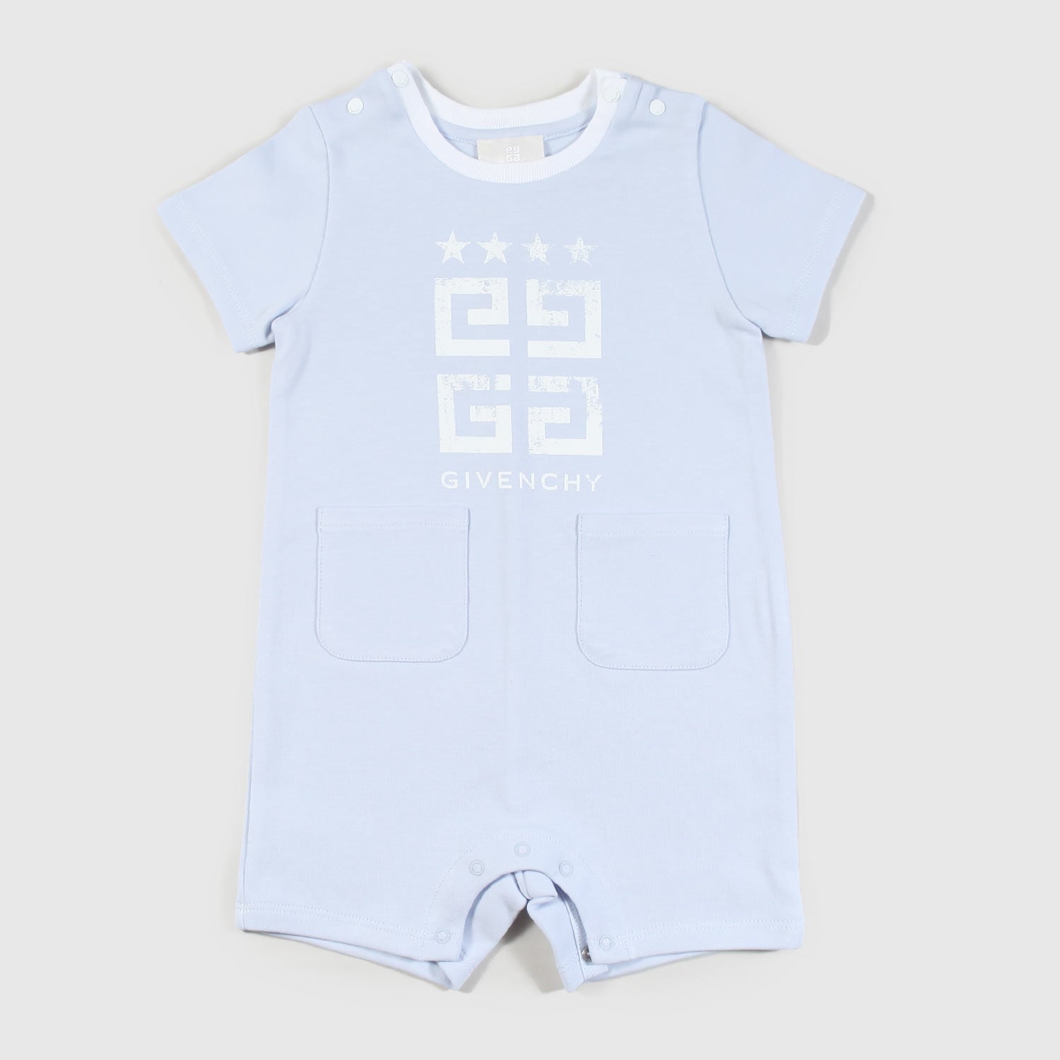 tutina neonato celeste con bottoni - annameglio.com abbigliamento moda