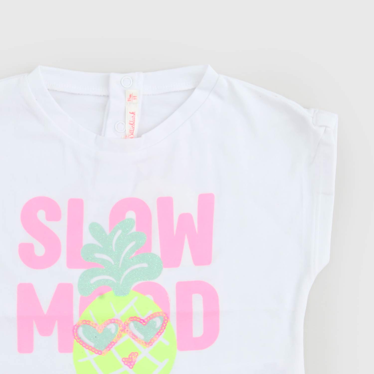 t-shirt bianca ananas bambina - annameglio.com abbigliamento moda