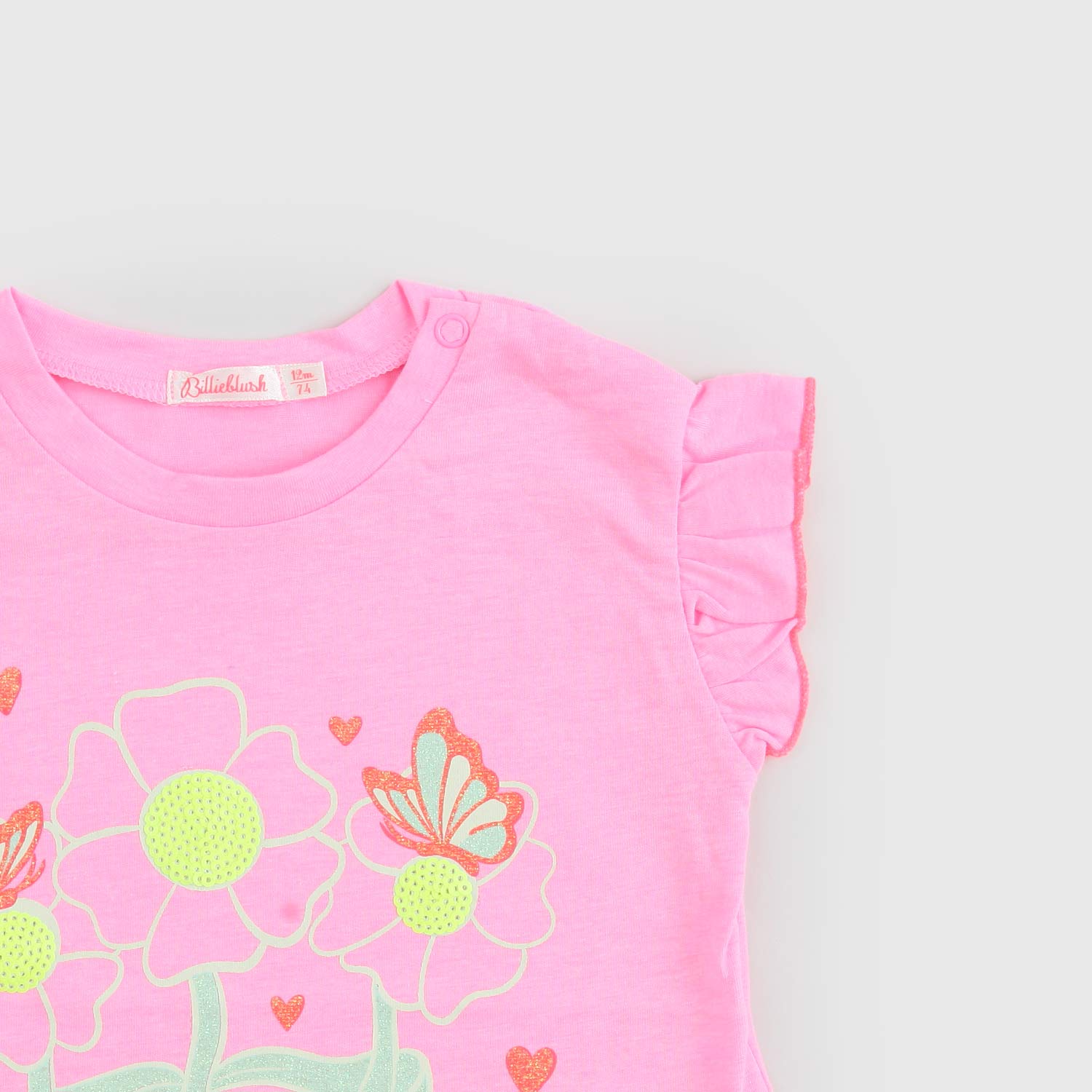 t-shirt rosa fluo smanicata bambina - annameglio.com abbigliamento moda