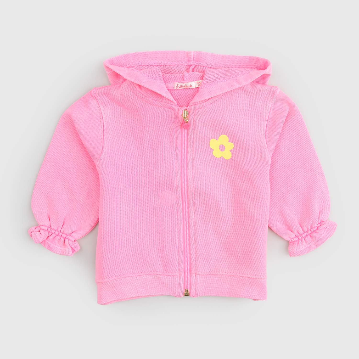 felpa con zip rosa fluo bambina - annameglio.com abbigliamento moda