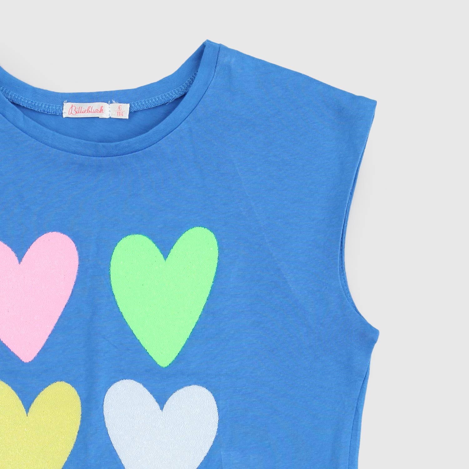 t-shirt smanicata blu bambina - annameglio.com abbigliamento moda