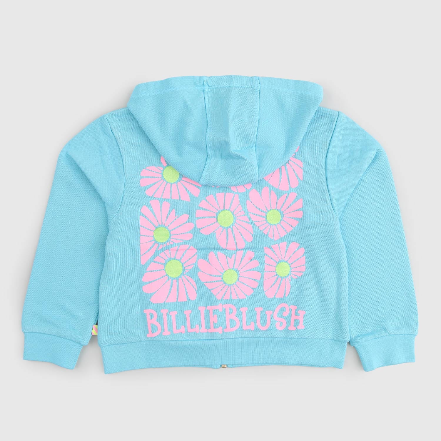 felpa celeste con fiori rosa bambina - annameglio.com abbigliamento moda