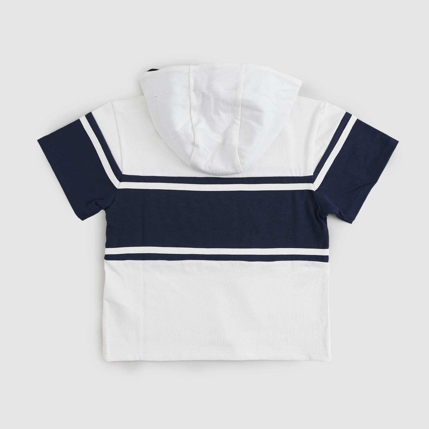 t-shirt bianca e blu con cappuccio bambino - annameglio.com abbigliamento moda