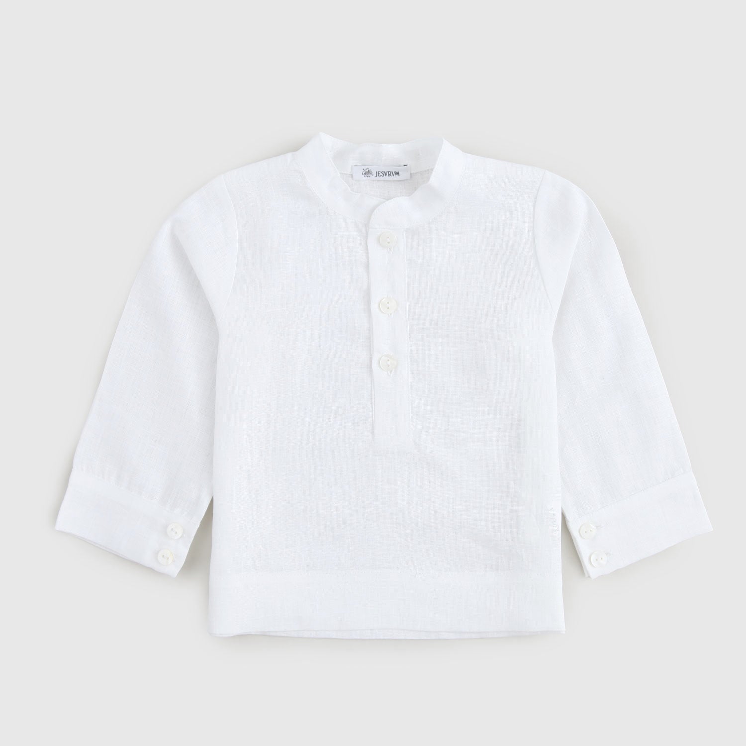 camicia bianca in lino neonato - annameglio.com abbigliamento moda