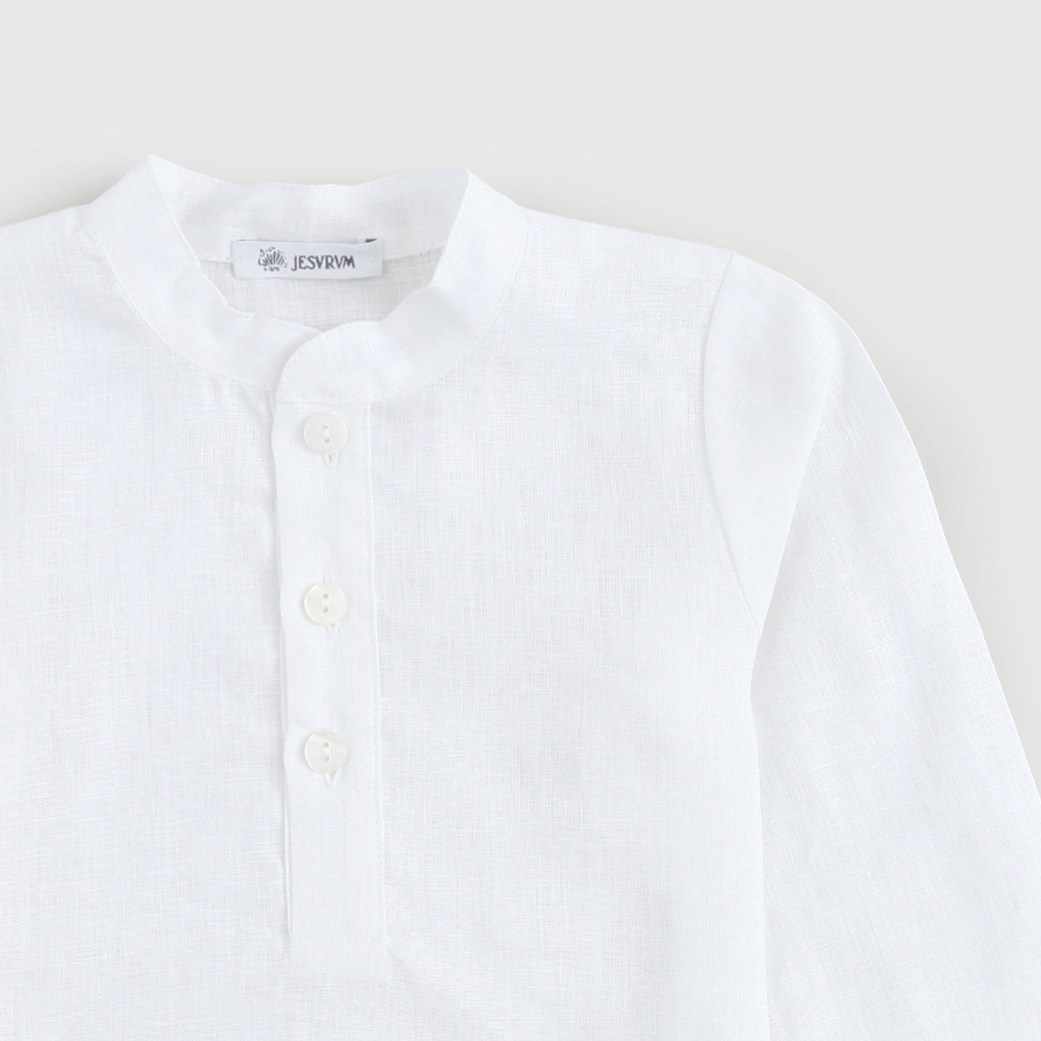 camicia bianca in lino neonato - annameglio.com abbigliamento moda