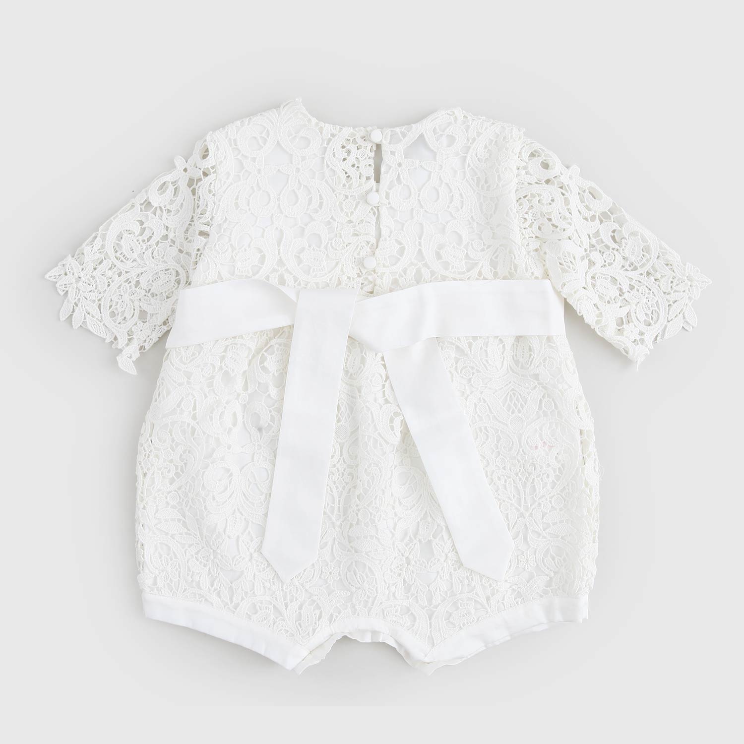 abito bianco neonata in pizzo - annameglio.com abbigliamento moda