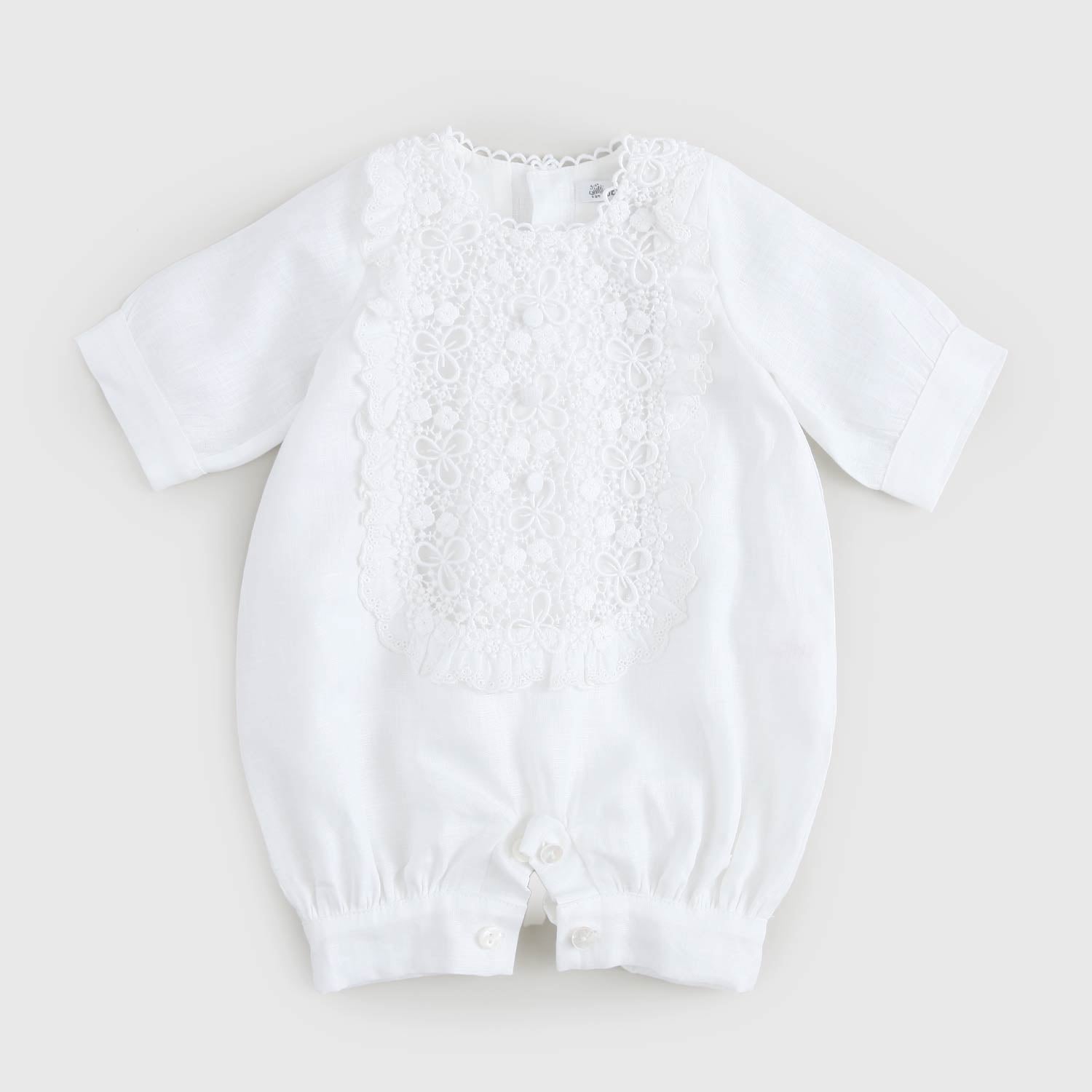 abito con fascia in pizzo neonata - annameglio.com abbigliamento moda