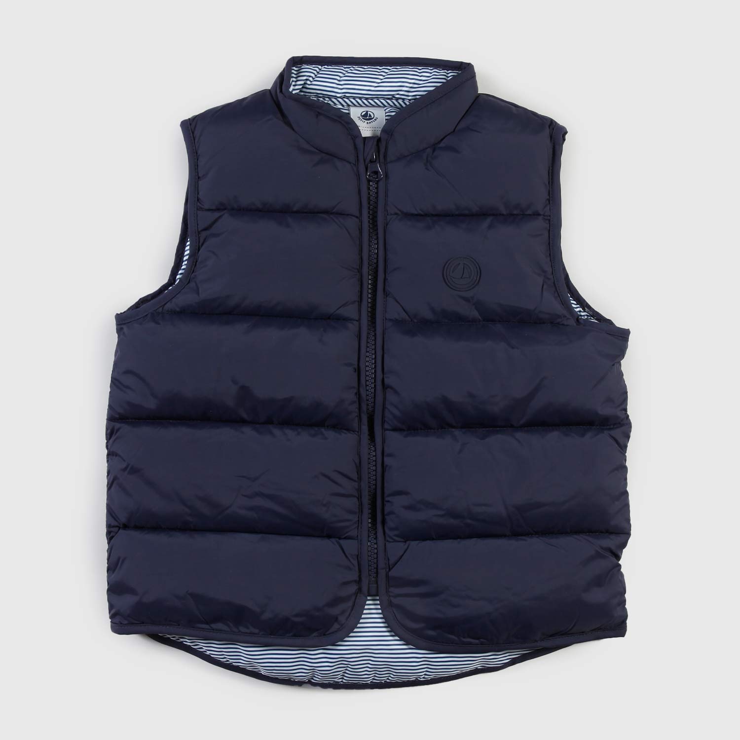Gilet blu con patch bambino - annameglio.com abbigliamento moda