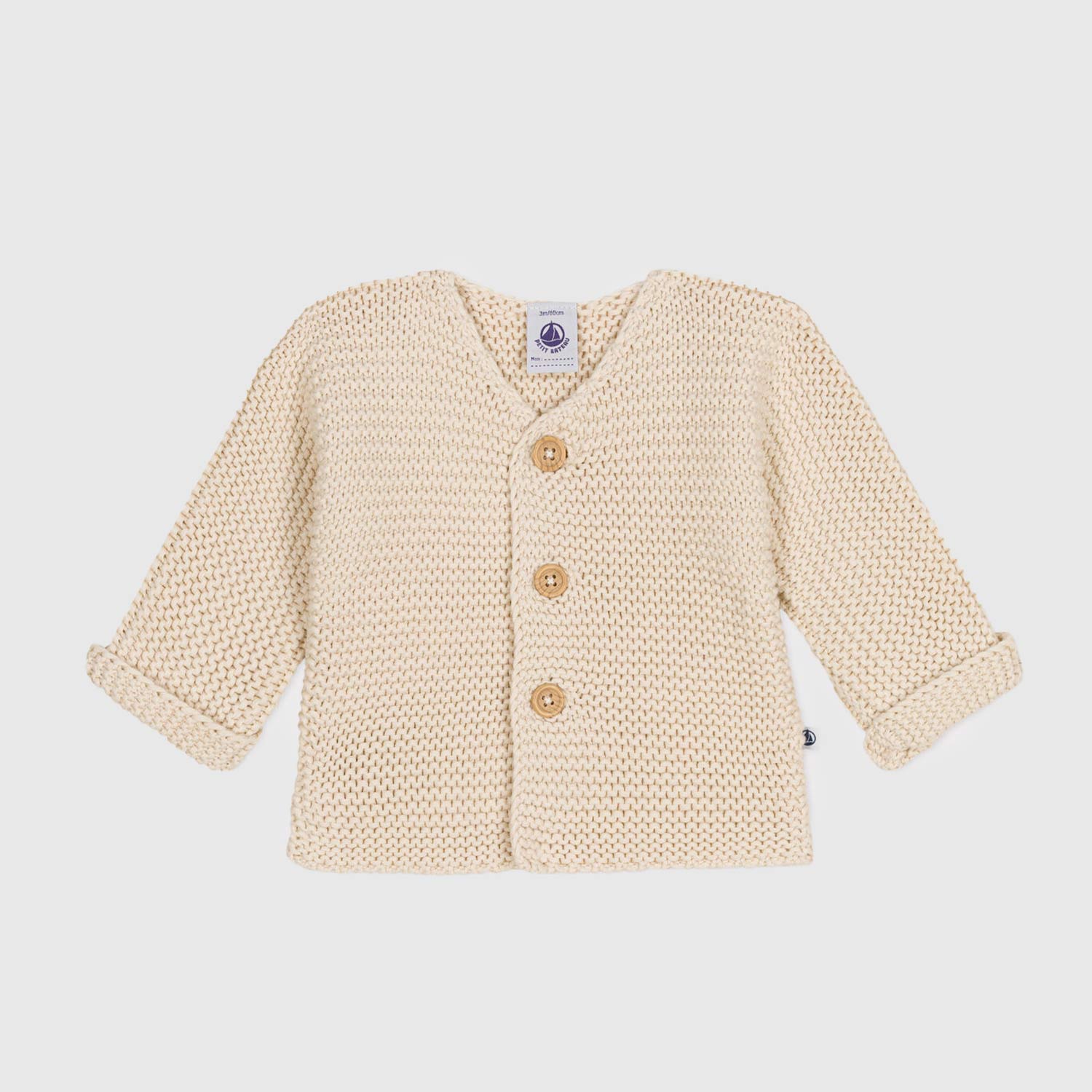 cardigan beige con bottoni neonata - annameglio.com abbigliamento moda