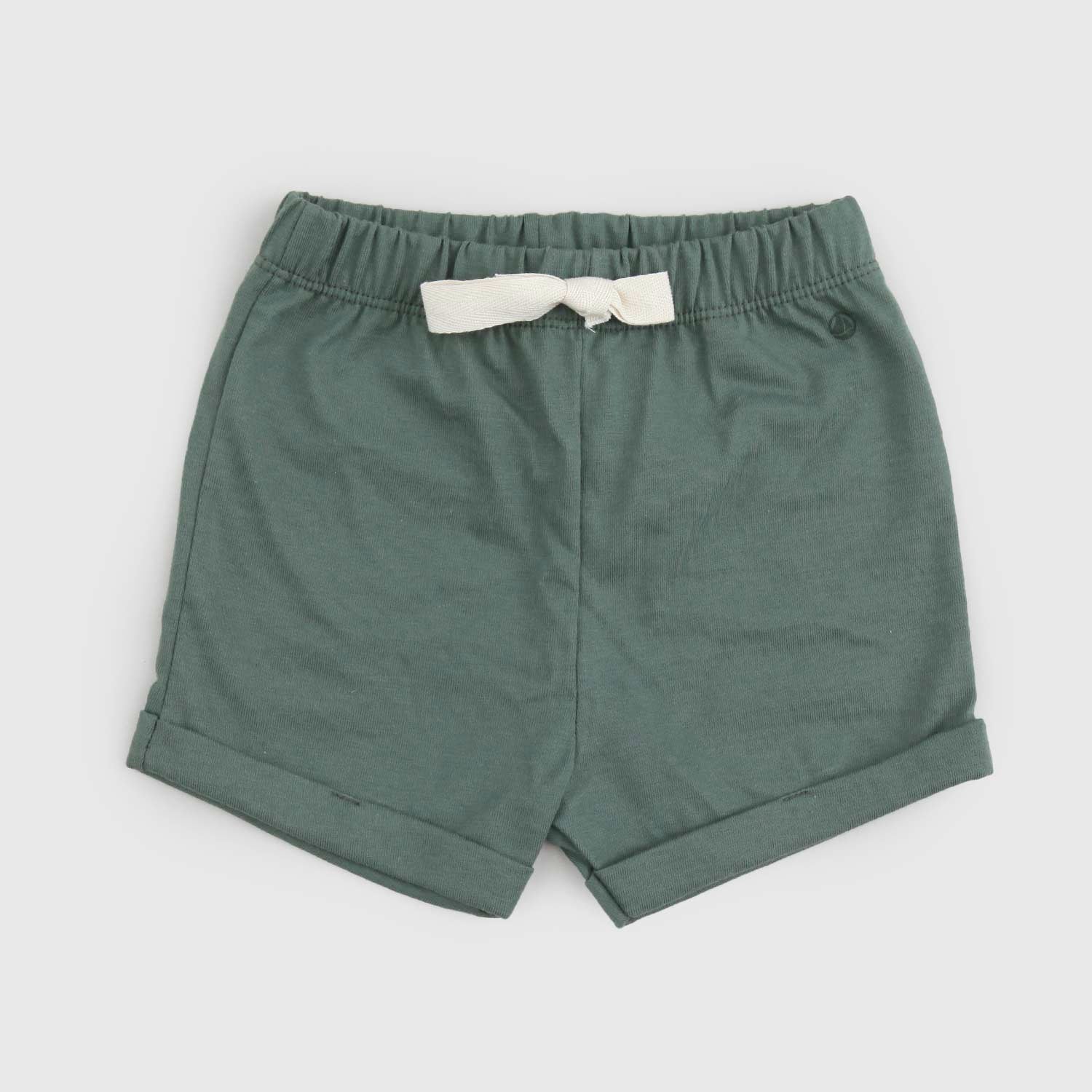 Bermuda corto cotone baby verde oliva - annameglio.com abbigliamento moda