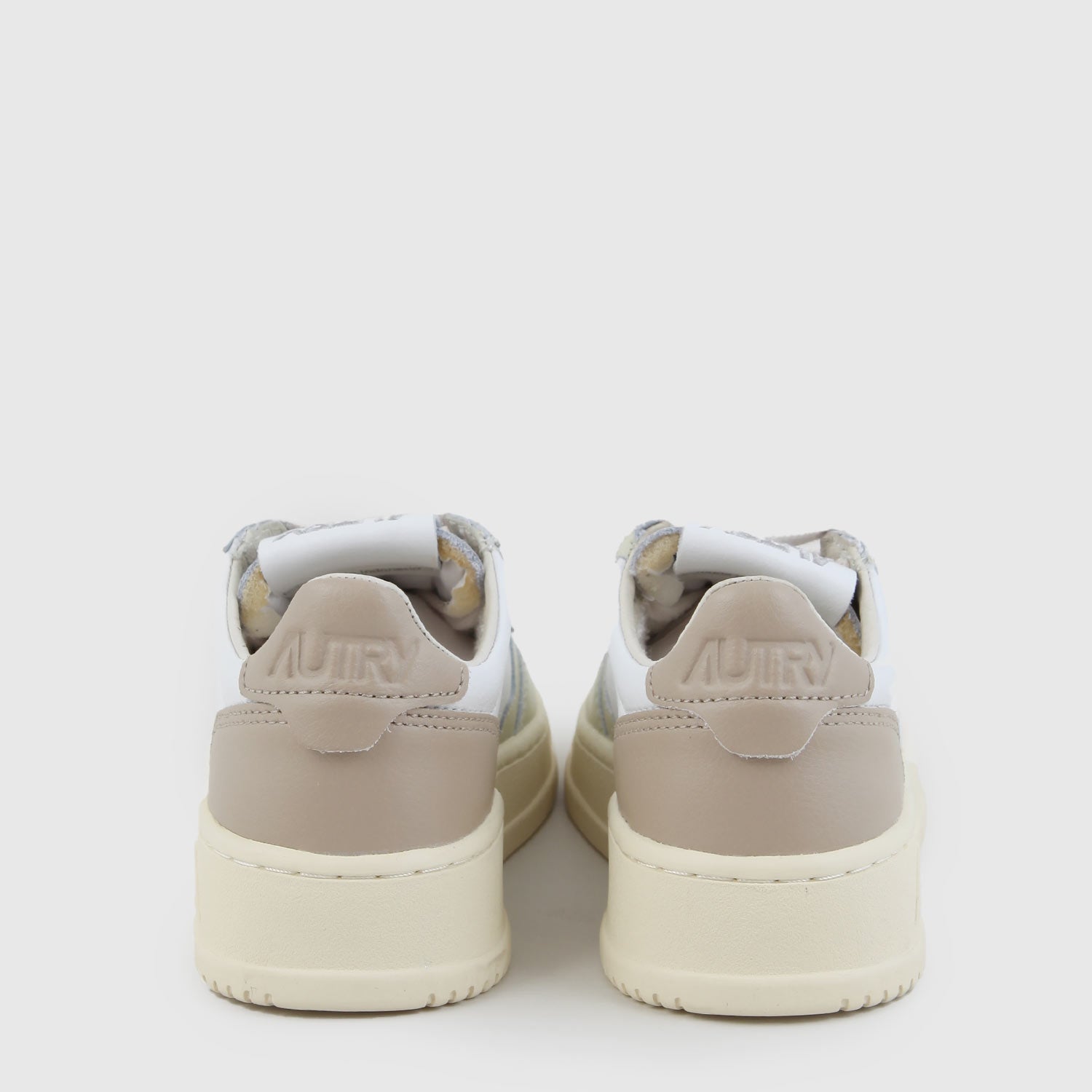 sneaker medalist bianche, beige e verdi - annameglio.com abbigliamento moda