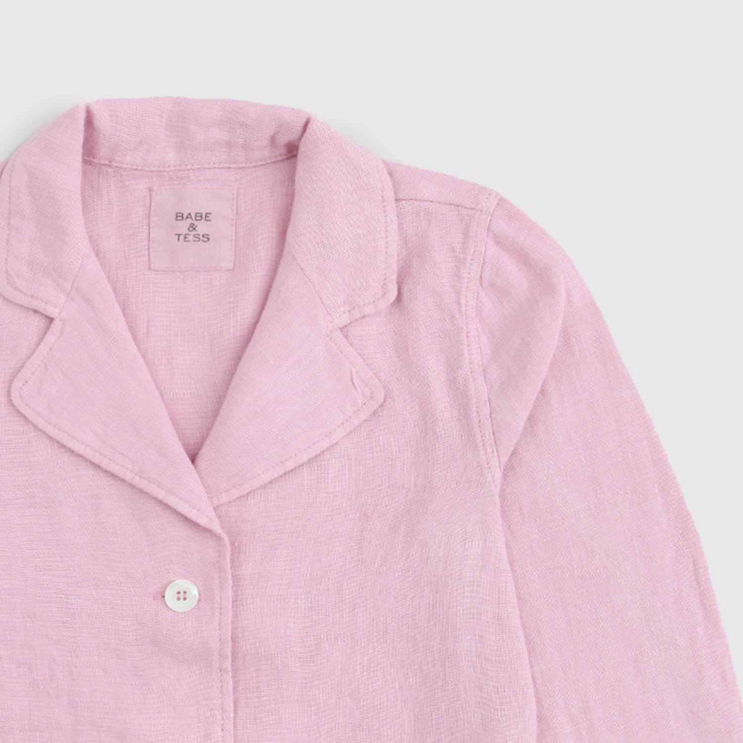 giacca rosa in lino bambina - annameglio.com abbigliamento moda