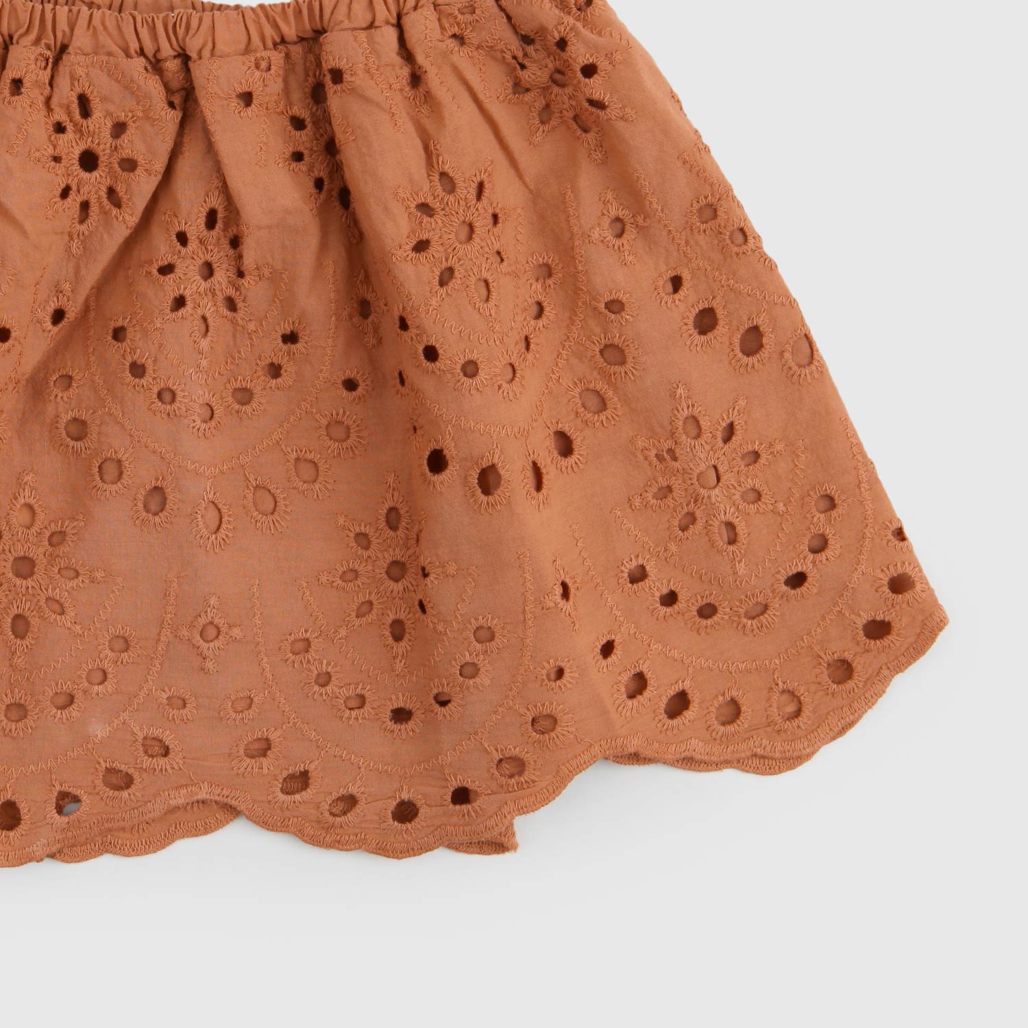 top marrone con ricamo bambina - annameglio.com abbigliamento moda